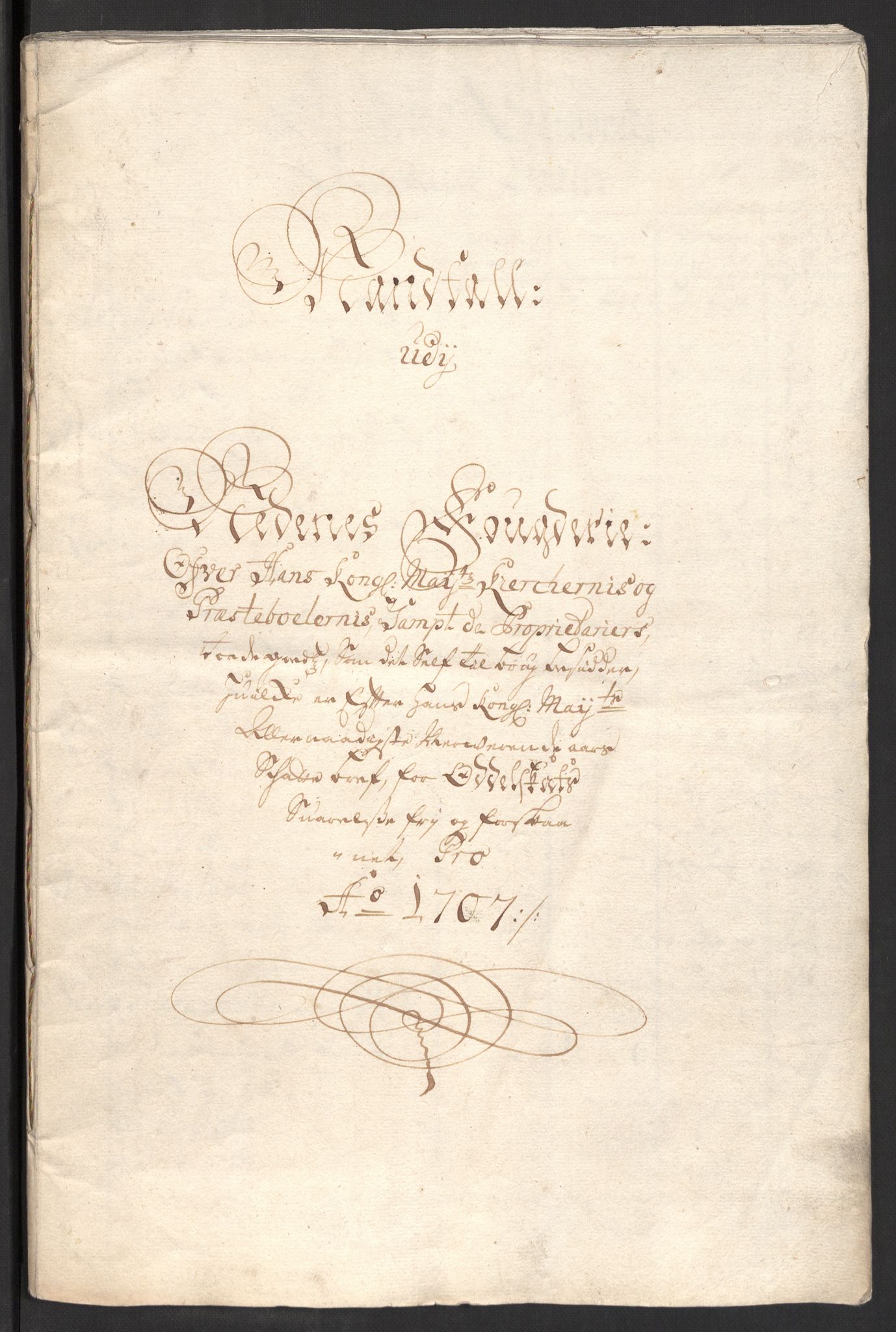 Rentekammeret inntil 1814, Reviderte regnskaper, Fogderegnskap, RA/EA-4092/R39/L2318: Fogderegnskap Nedenes, 1706-1709, s. 192