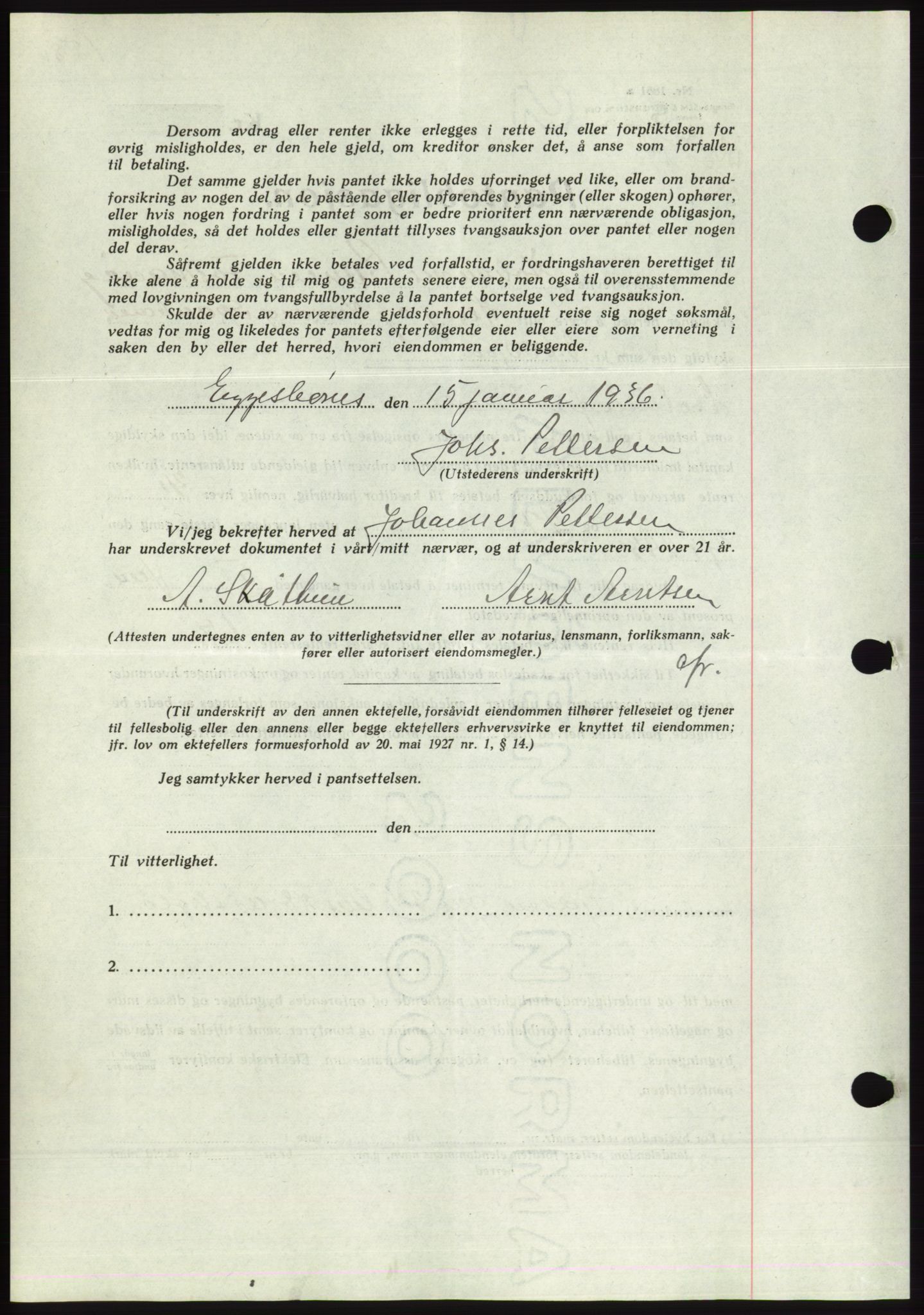 Søre Sunnmøre sorenskriveri, AV/SAT-A-4122/1/2/2C/L0060: Pantebok nr. 54, 1935-1936, Tingl.dato: 28.01.1936