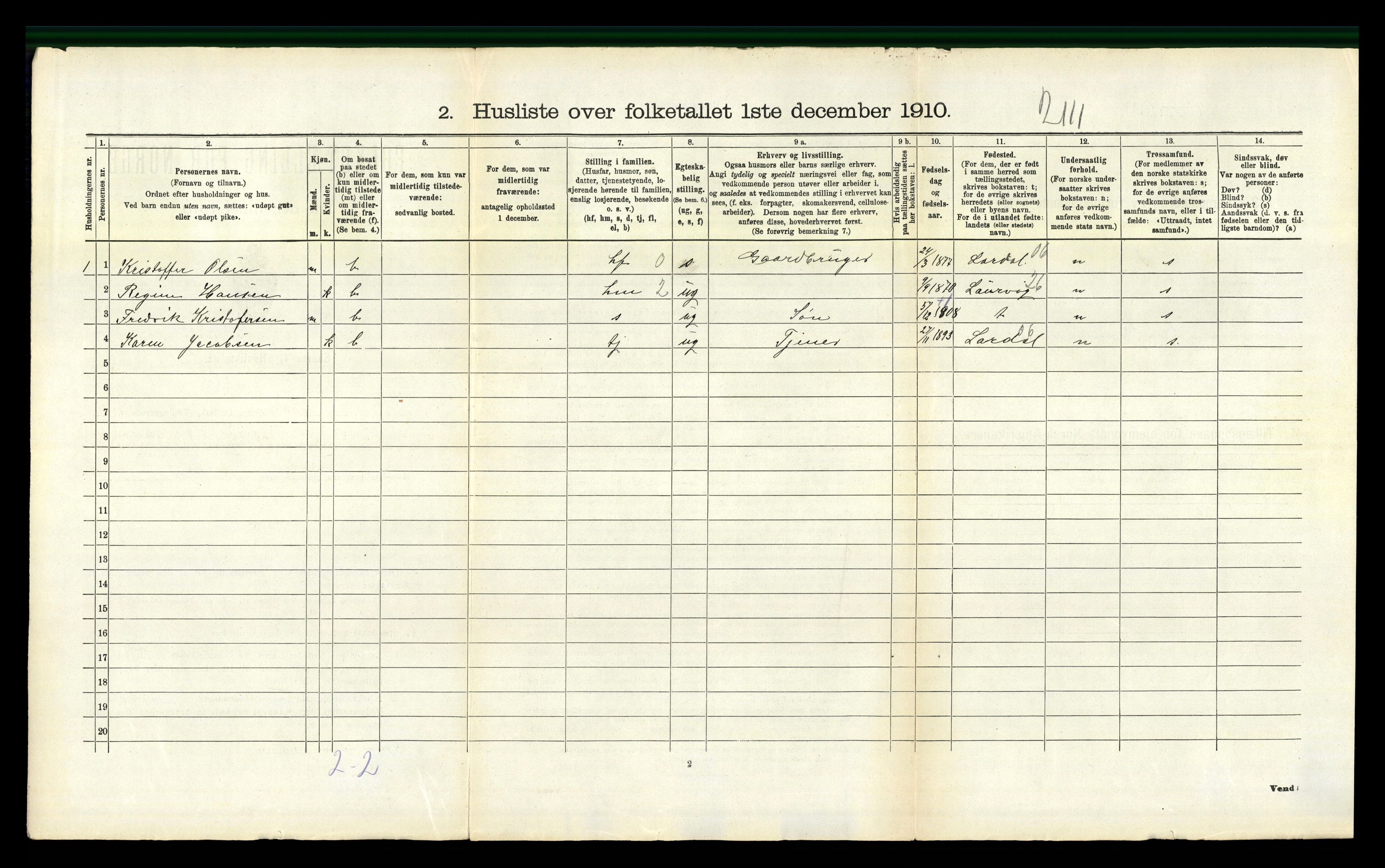 RA, Folketelling 1910 for 0727 Hedrum herred, 1910, s. 775