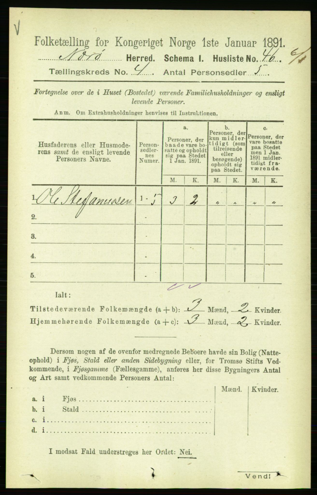 RA, Folketelling 1891 for 1751 Nærøy herred, 1891, s. 1827