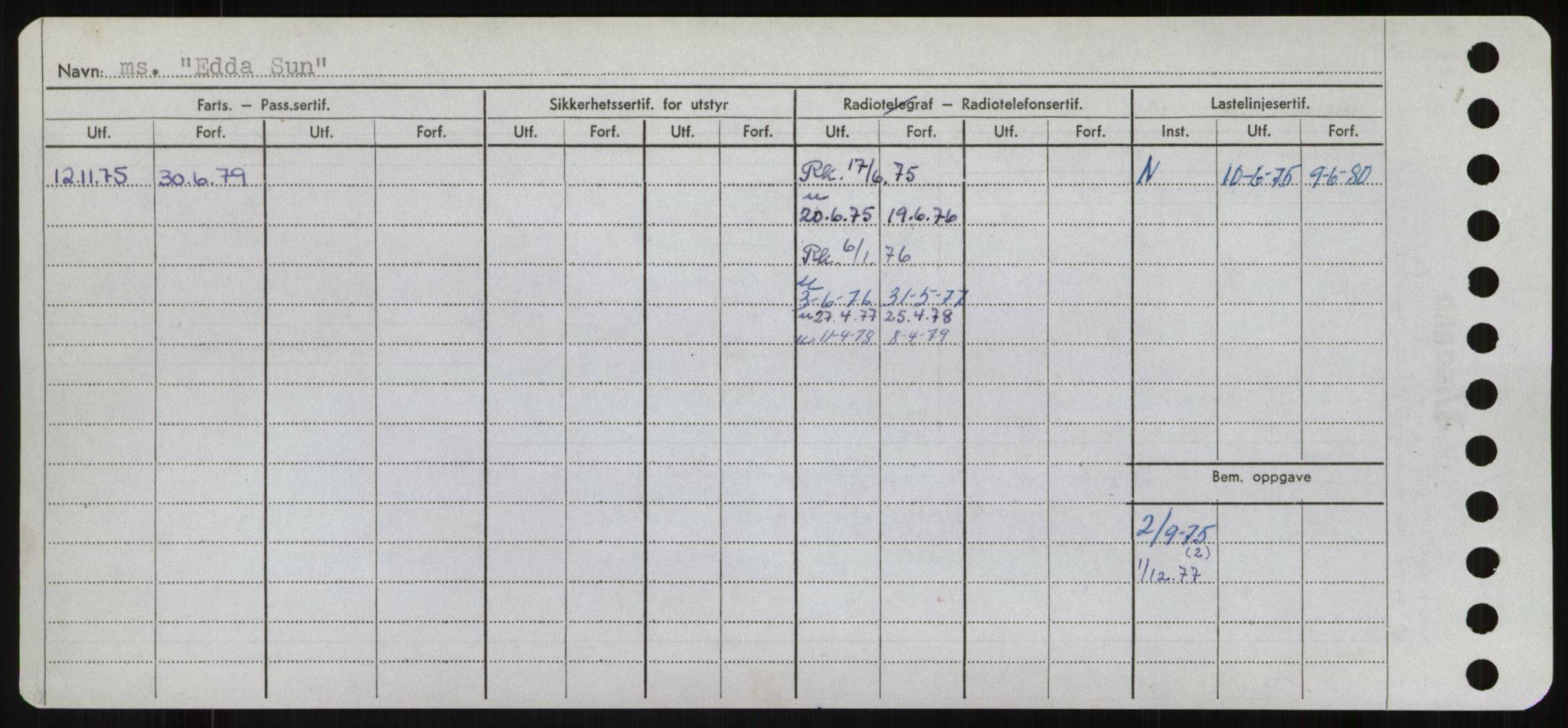 Sjøfartsdirektoratet med forløpere, Skipsmålingen, RA/S-1627/H/Hd/L0009: Fartøy, E, s. 38