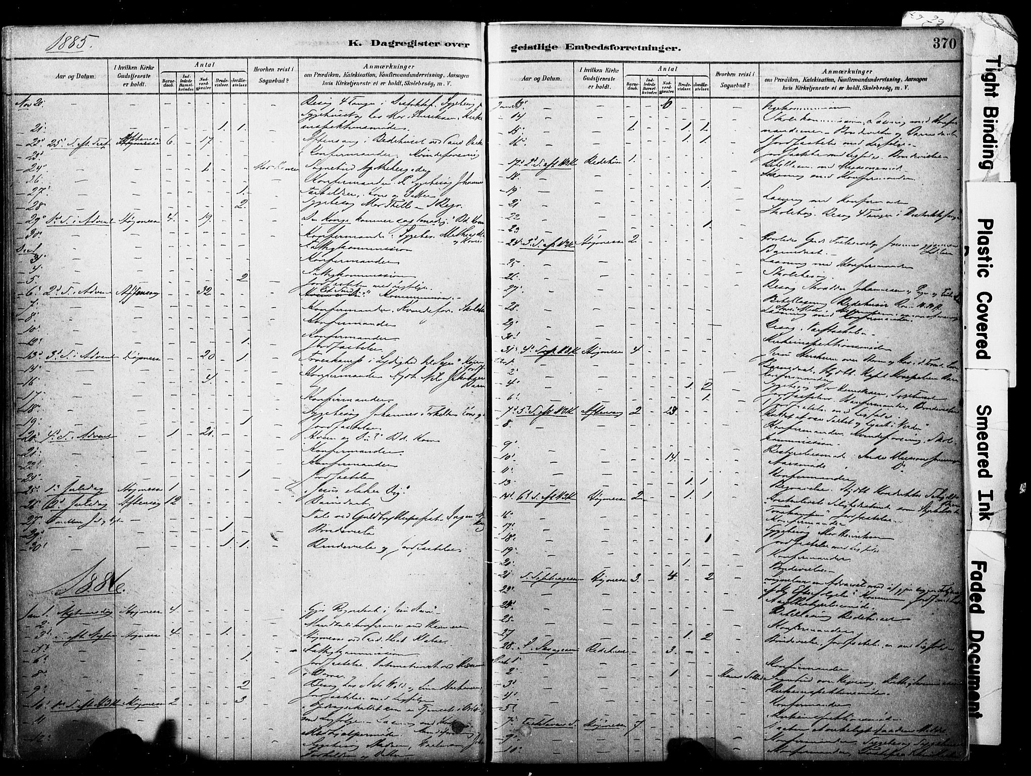 Horten kirkebøker, AV/SAKO-A-348/F/Fa/L0003: Ministerialbok nr. 3, 1878-1887, s. 370