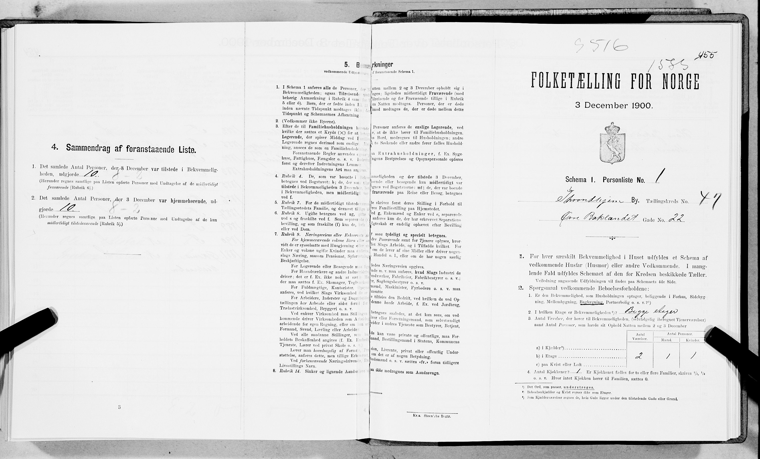 SAT, Folketelling 1900 for 1601 Trondheim kjøpstad, 1900, s. 7758