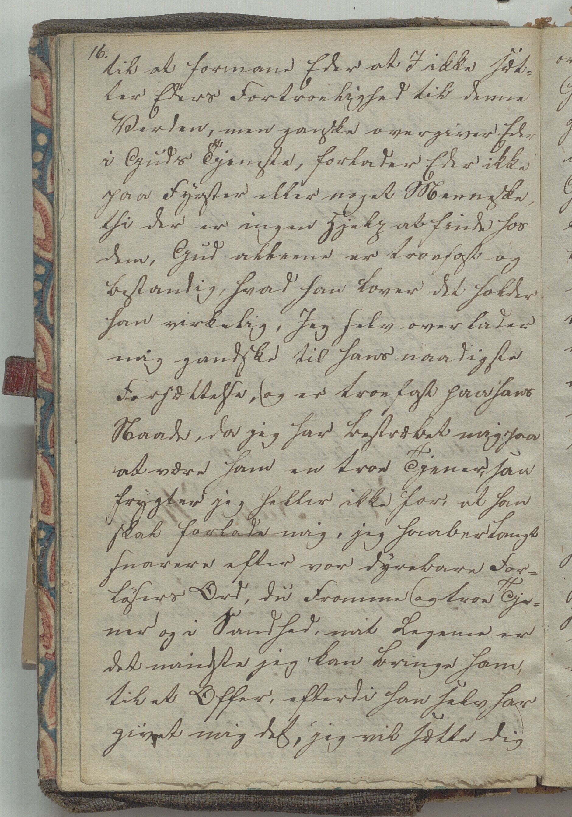 Heggtveitsamlingen, TMF/A-1007/H/L0045/0003: Brev, kopibøker, biografiske opptegnelser etc. / "Peter Andersen" - Kopibok., 1816-1829, s. 16