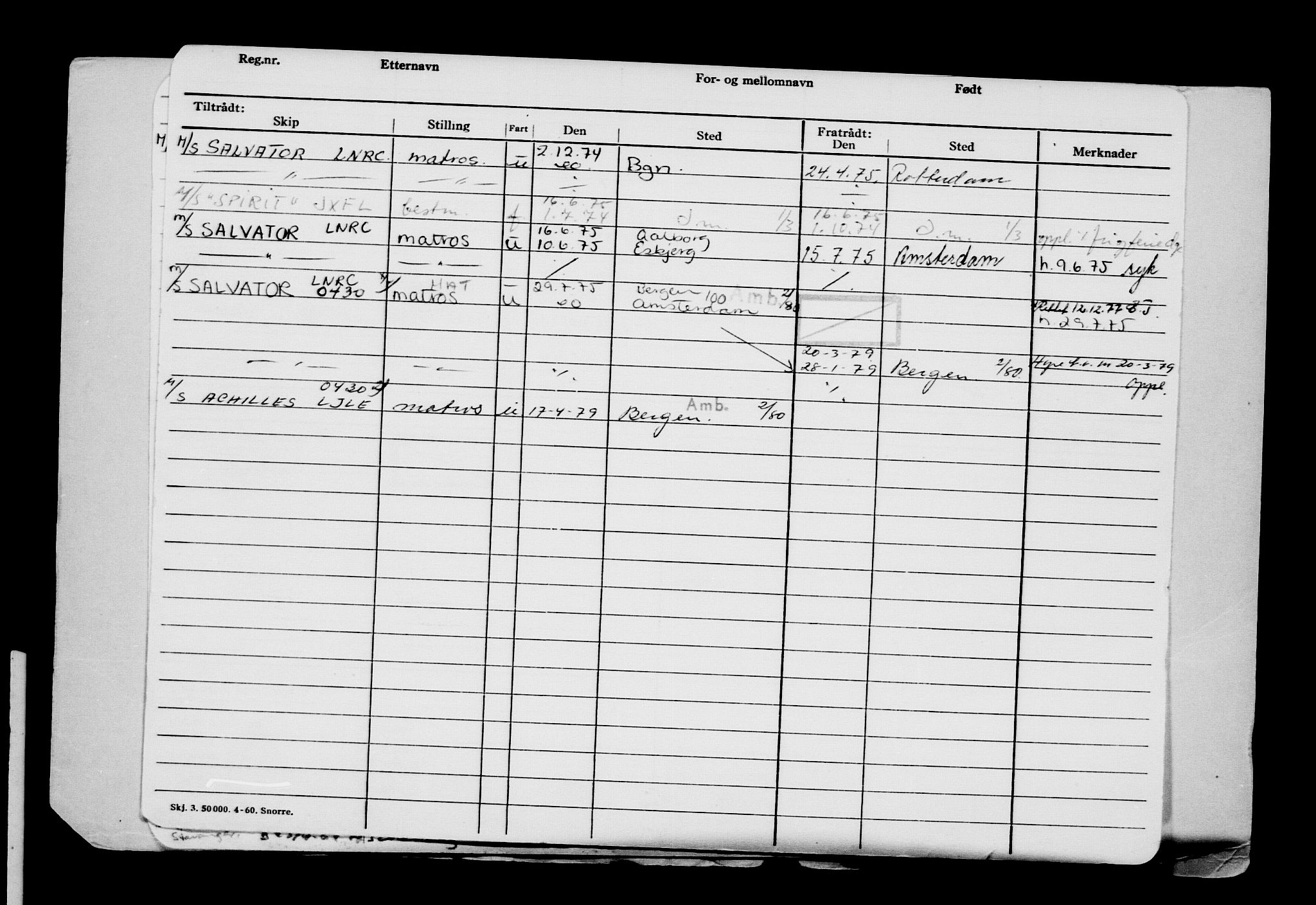 Direktoratet for sjømenn, AV/RA-S-3545/G/Gb/L0170: Hovedkort, 1919, s. 23