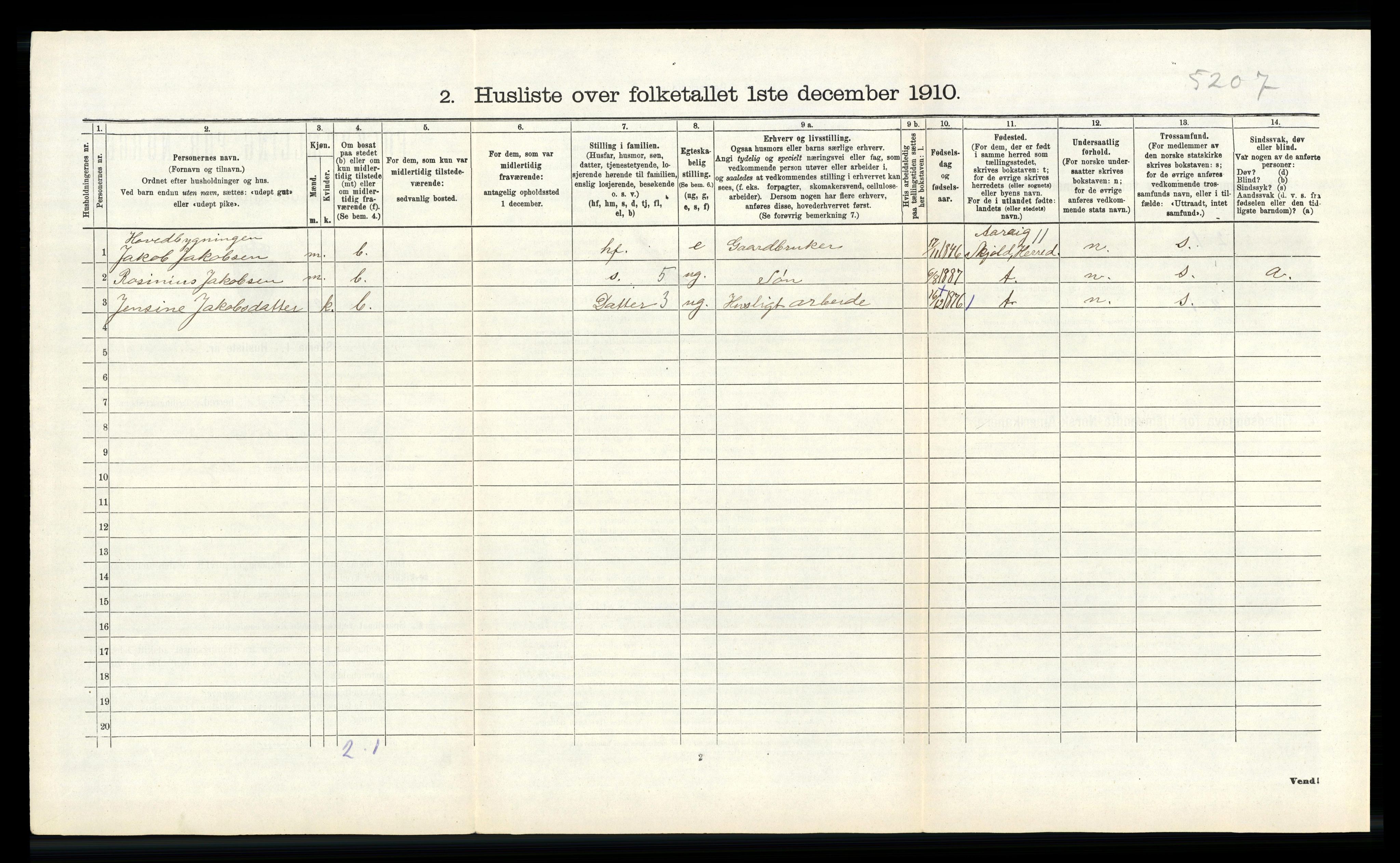 RA, Folketelling 1910 for 1111 Sokndal herred, 1910, s. 359