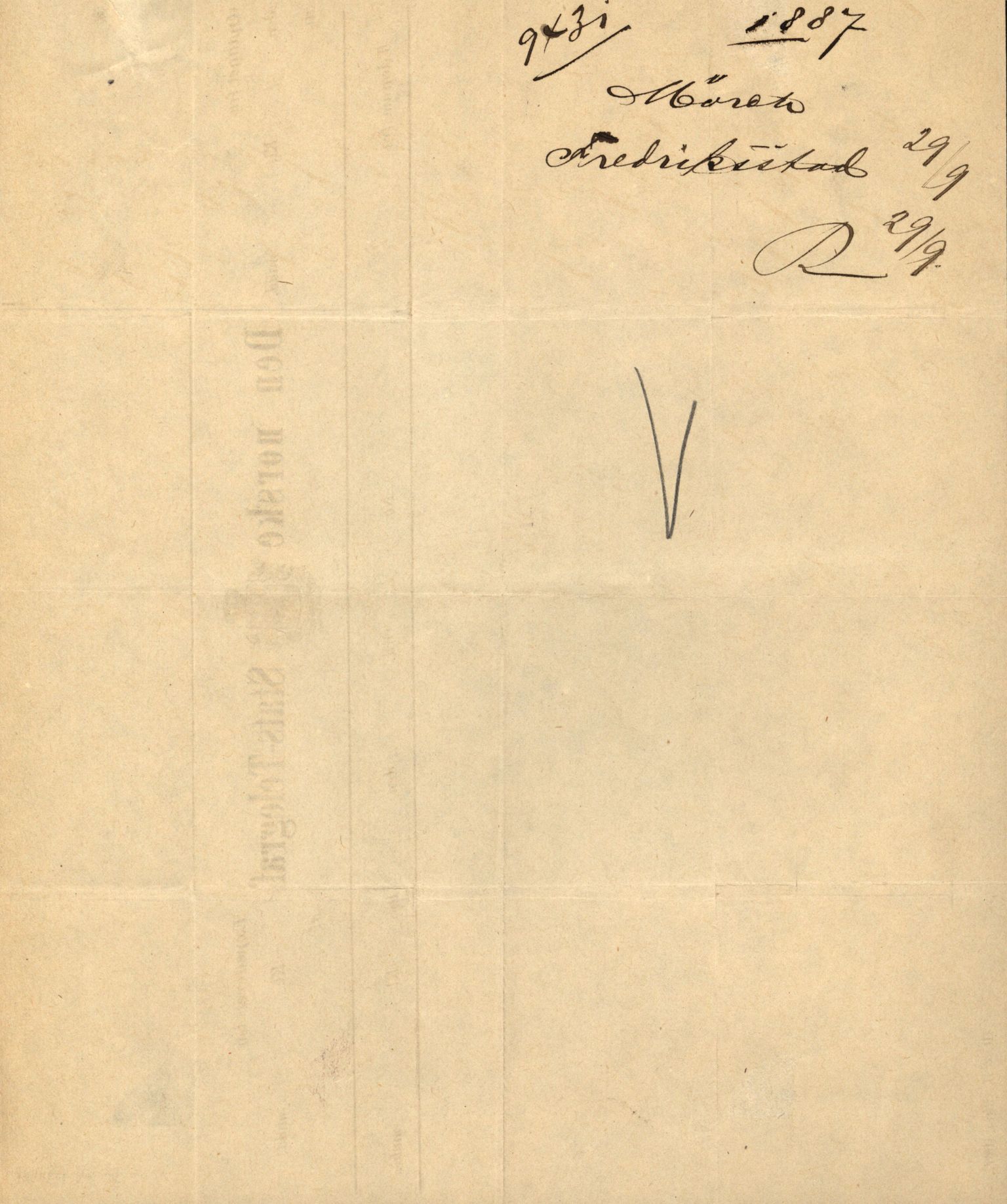 Pa 63 - Østlandske skibsassuranceforening, VEMU/A-1079/G/Ga/L0020/0010: Havaridokumenter / Anna, Silome, Oscarsborg, Memoria, Telegraf, 1887, s. 5