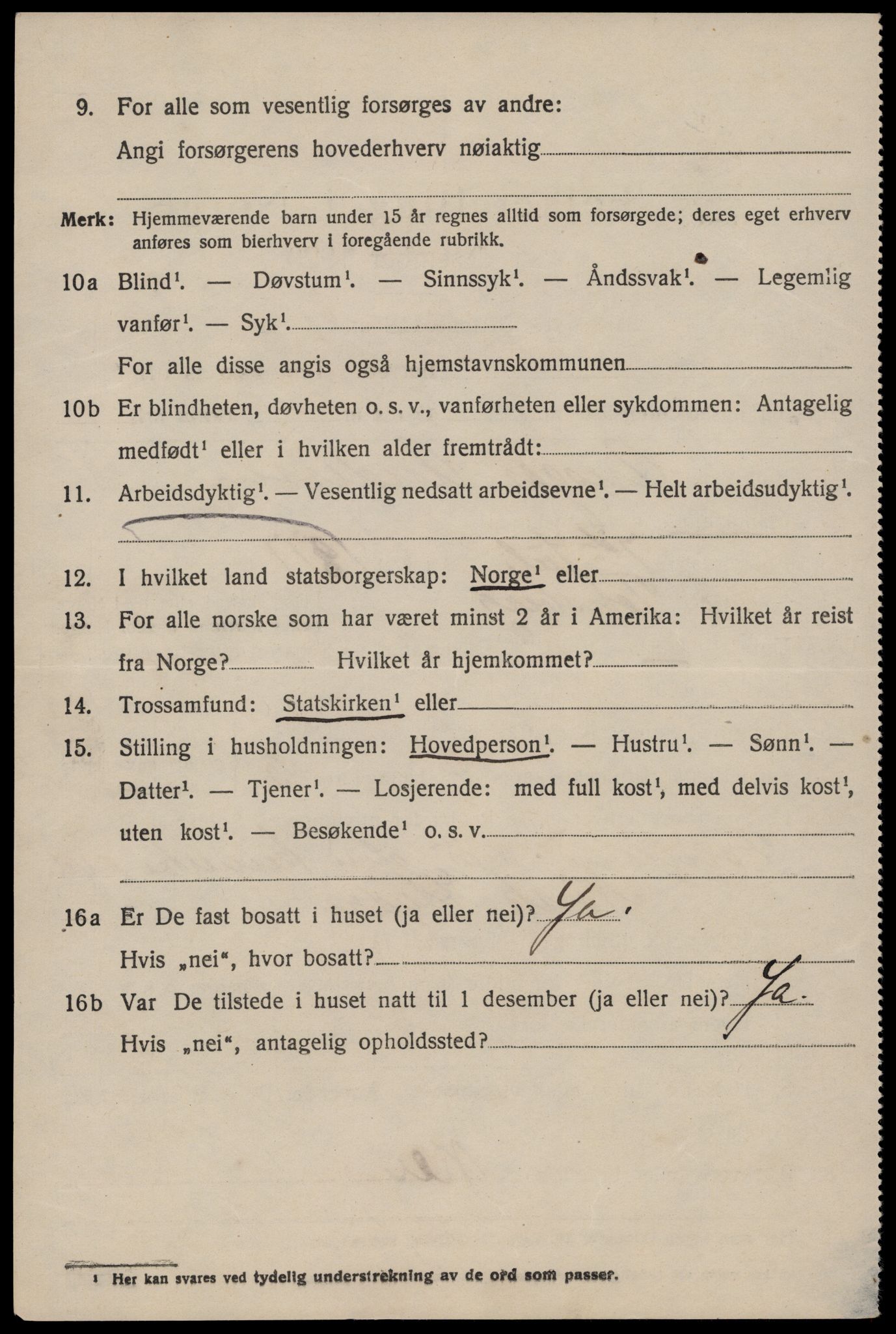 SAKO, Folketelling 1920 for 0826 Tinn herred, 1920, s. 10945