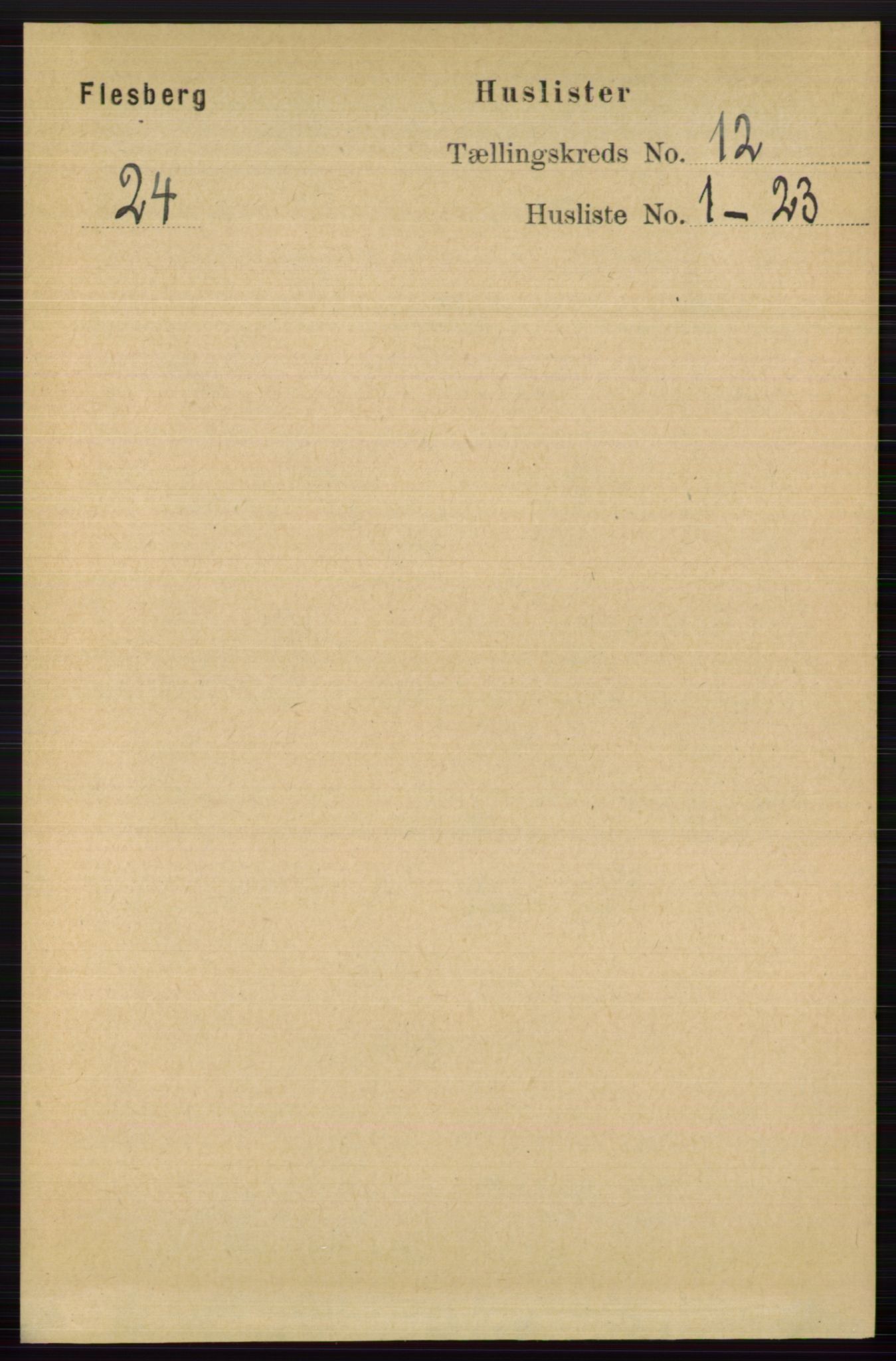 RA, Folketelling 1891 for 0631 Flesberg herred, 1891, s. 2068