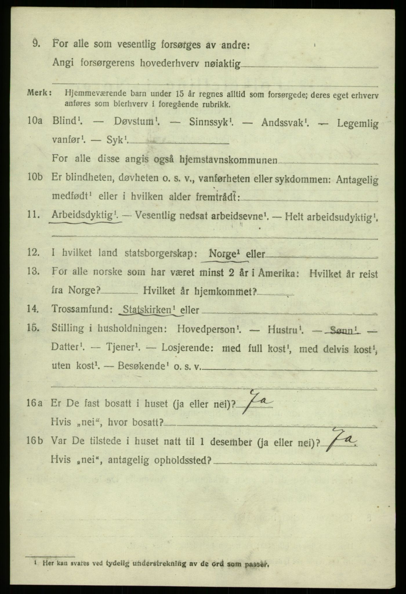 SAB, Folketelling 1920 for 1257 Alversund herred, 1920, s. 1285