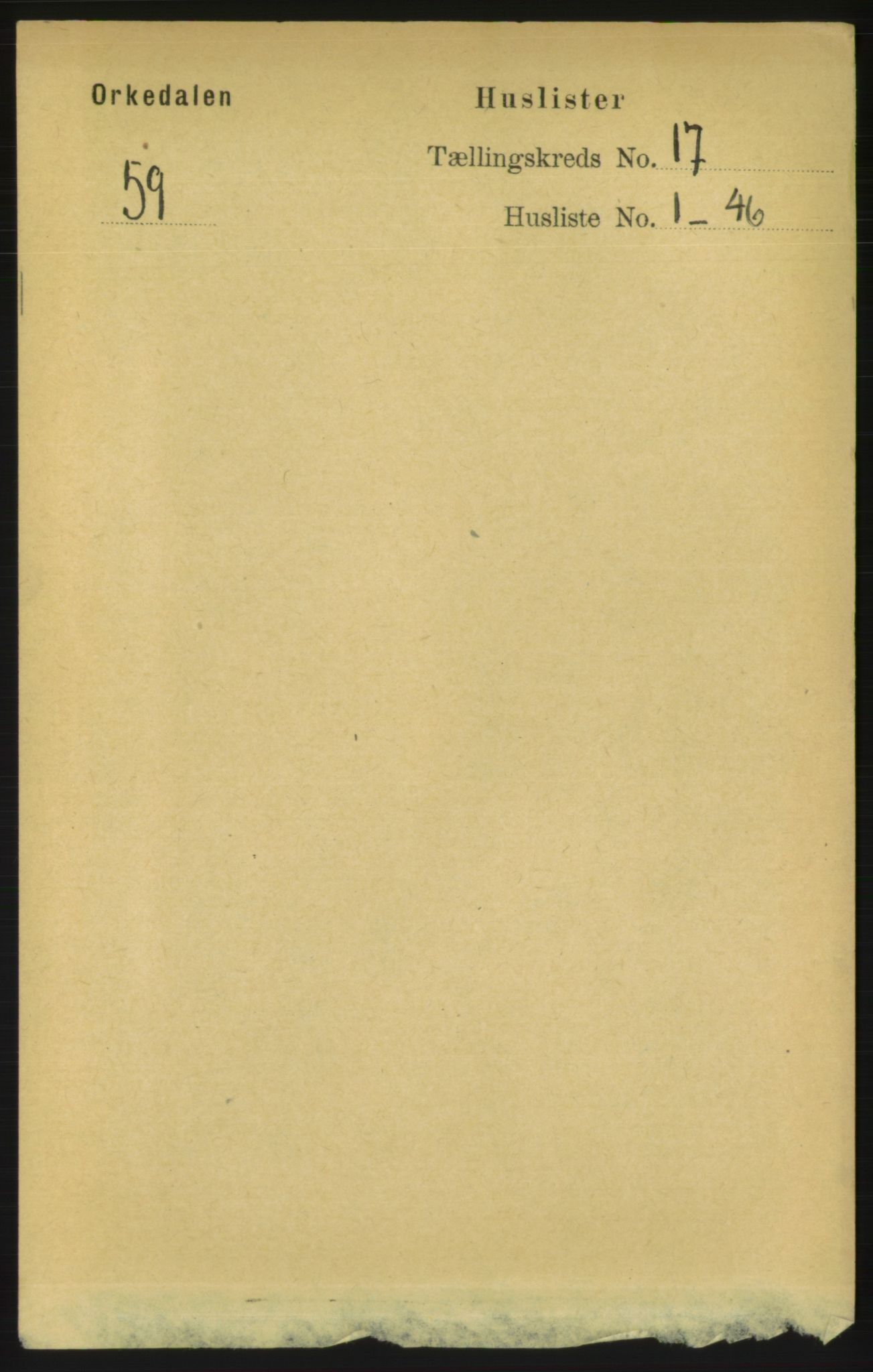 RA, Folketelling 1891 for 1638 Orkdal herred, 1891, s. 7337