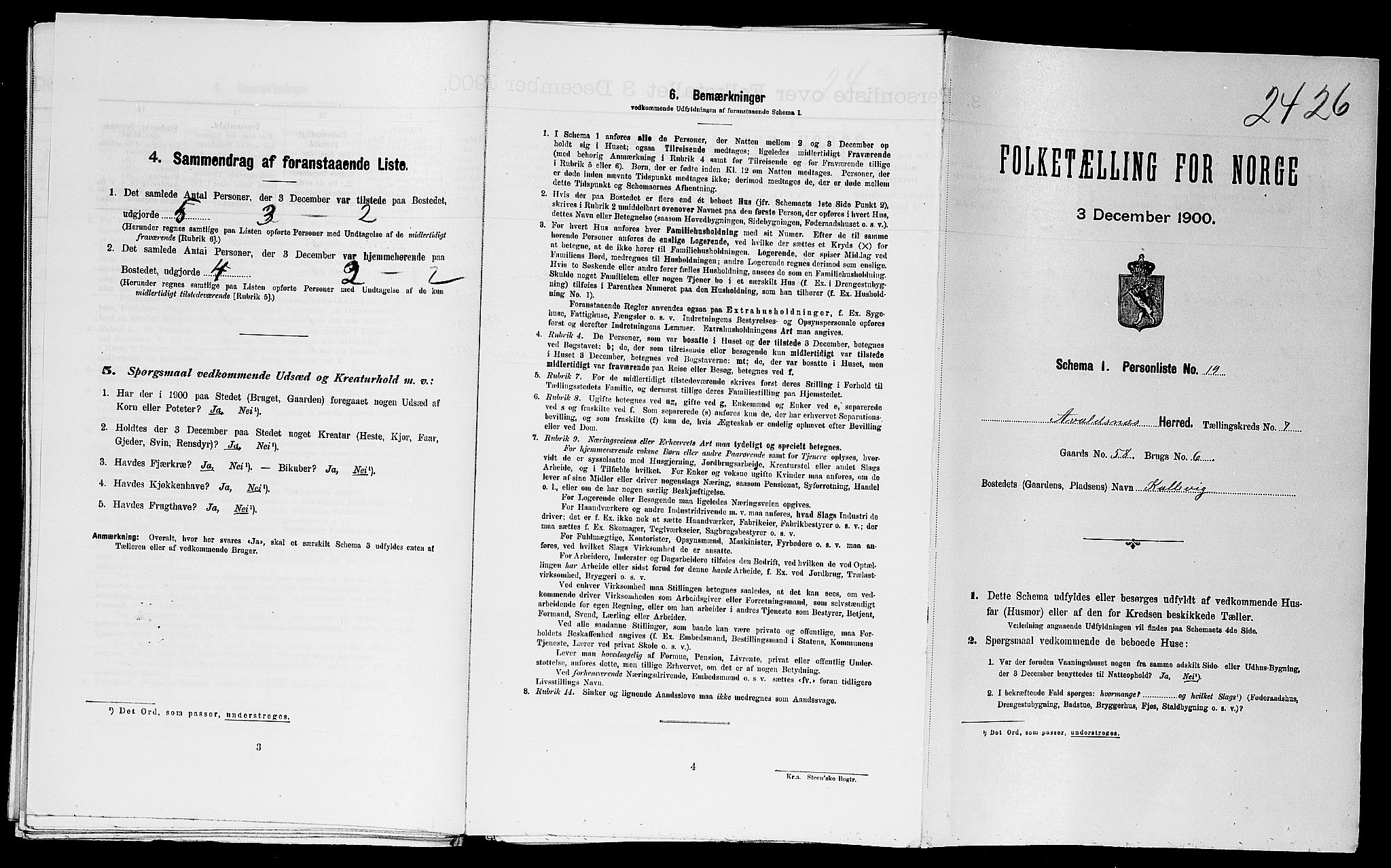 SAST, Folketelling 1900 for 1147 Avaldsnes herred, 1900, s. 1512