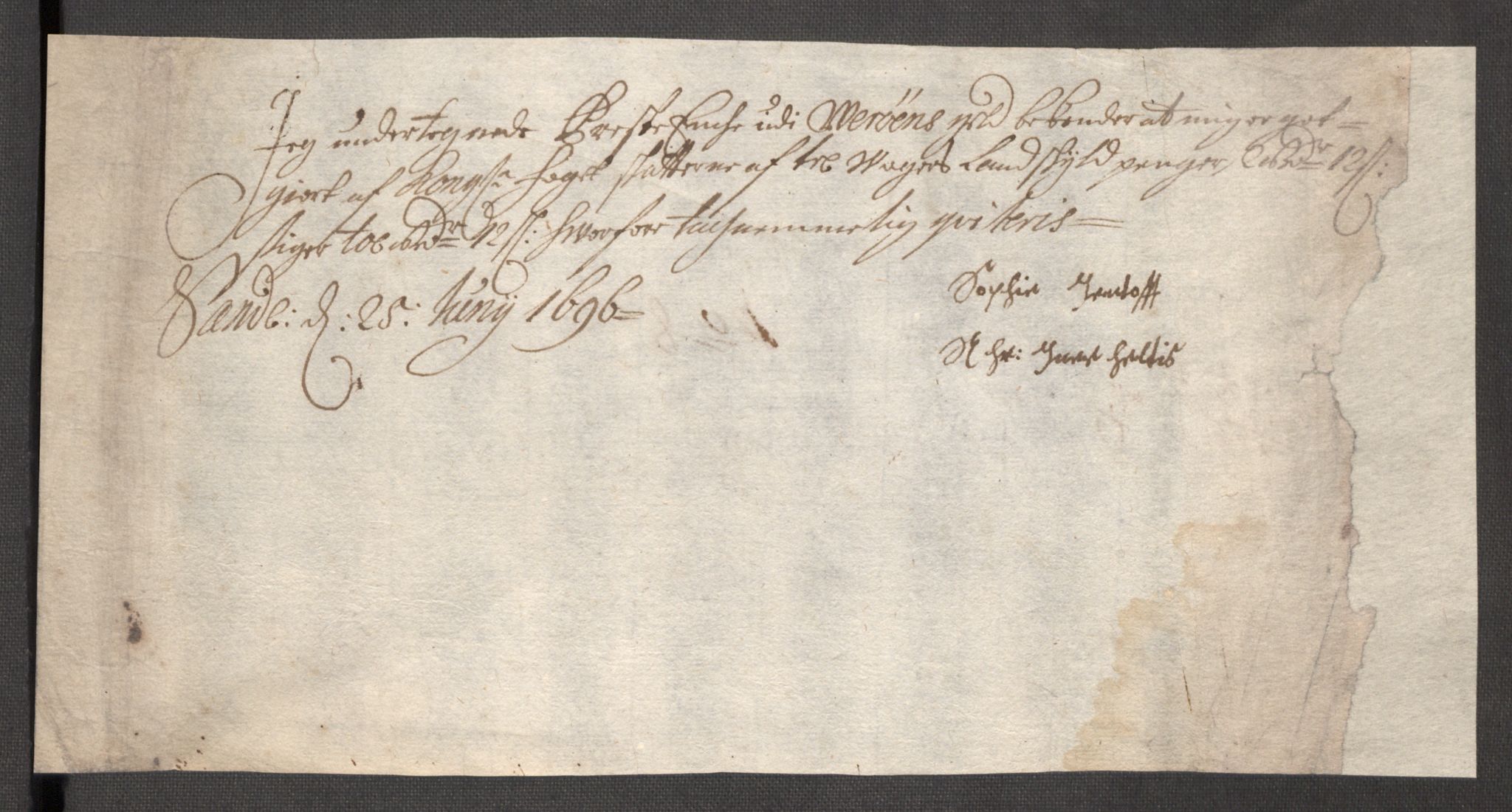 Rentekammeret inntil 1814, Reviderte regnskaper, Fogderegnskap, AV/RA-EA-4092/R67/L4678: Fogderegnskap Vesterålen, Andenes og Lofoten, 1696-1708, s. 155