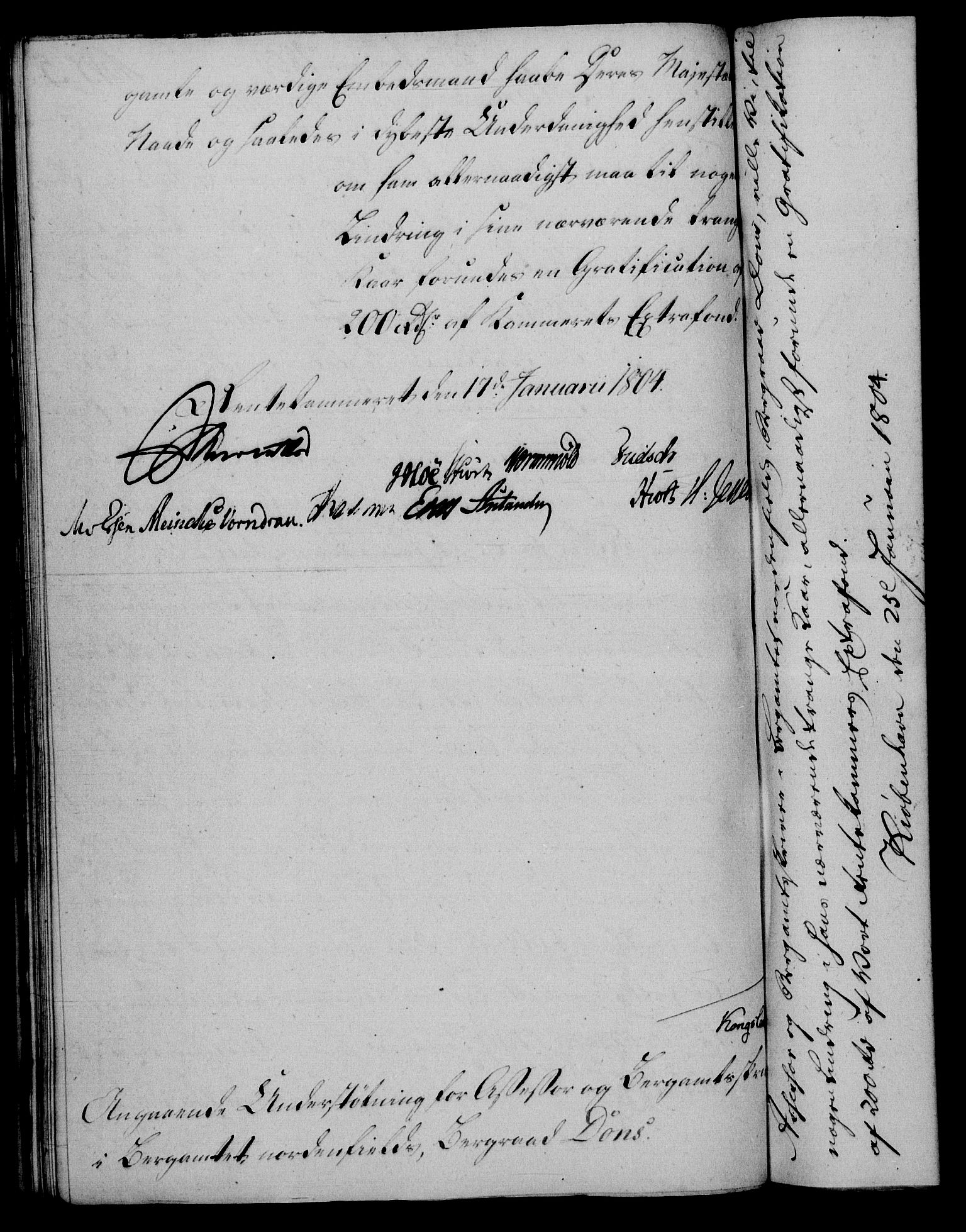 Rentekammeret, Renteskriverkontorene, AV/RA-EA-3115/M/Mf/Mfb/L0006: Relasjons- og resolusjonsprotokoll med register (merket RK 54.12), 1803-1804