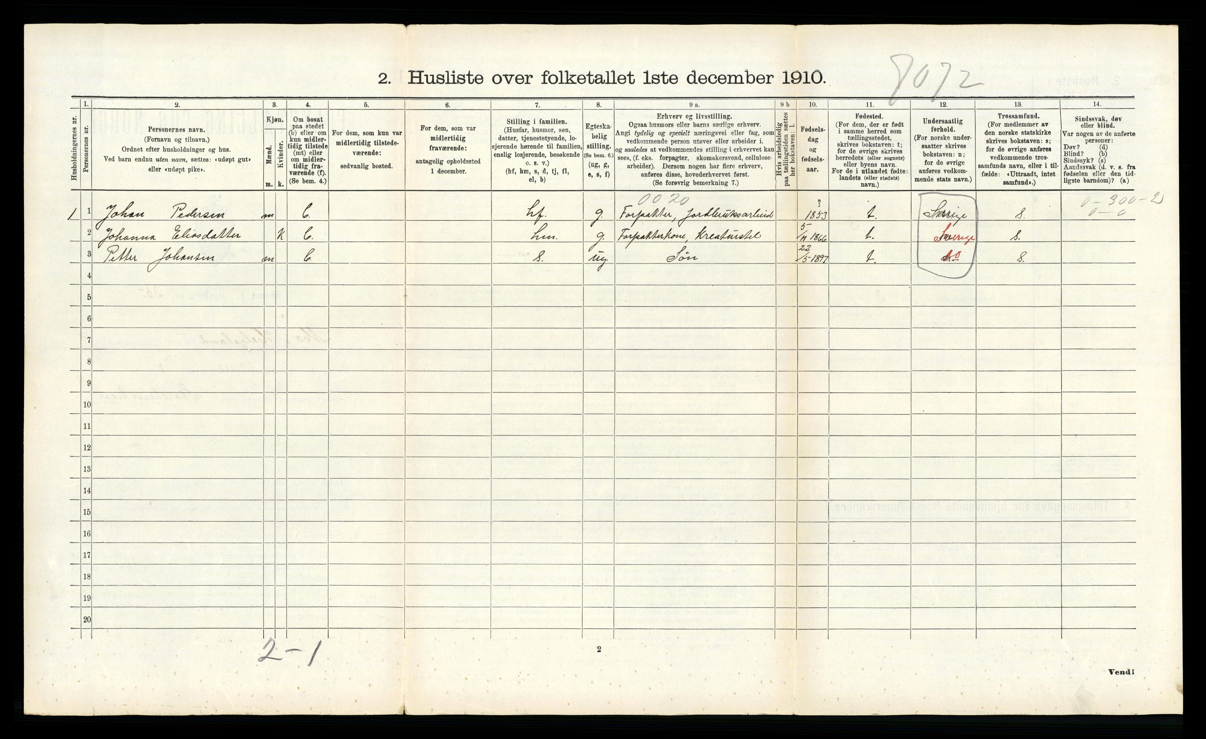 RA, Folketelling 1910 for 1833 Mo herred, 1910, s. 1276