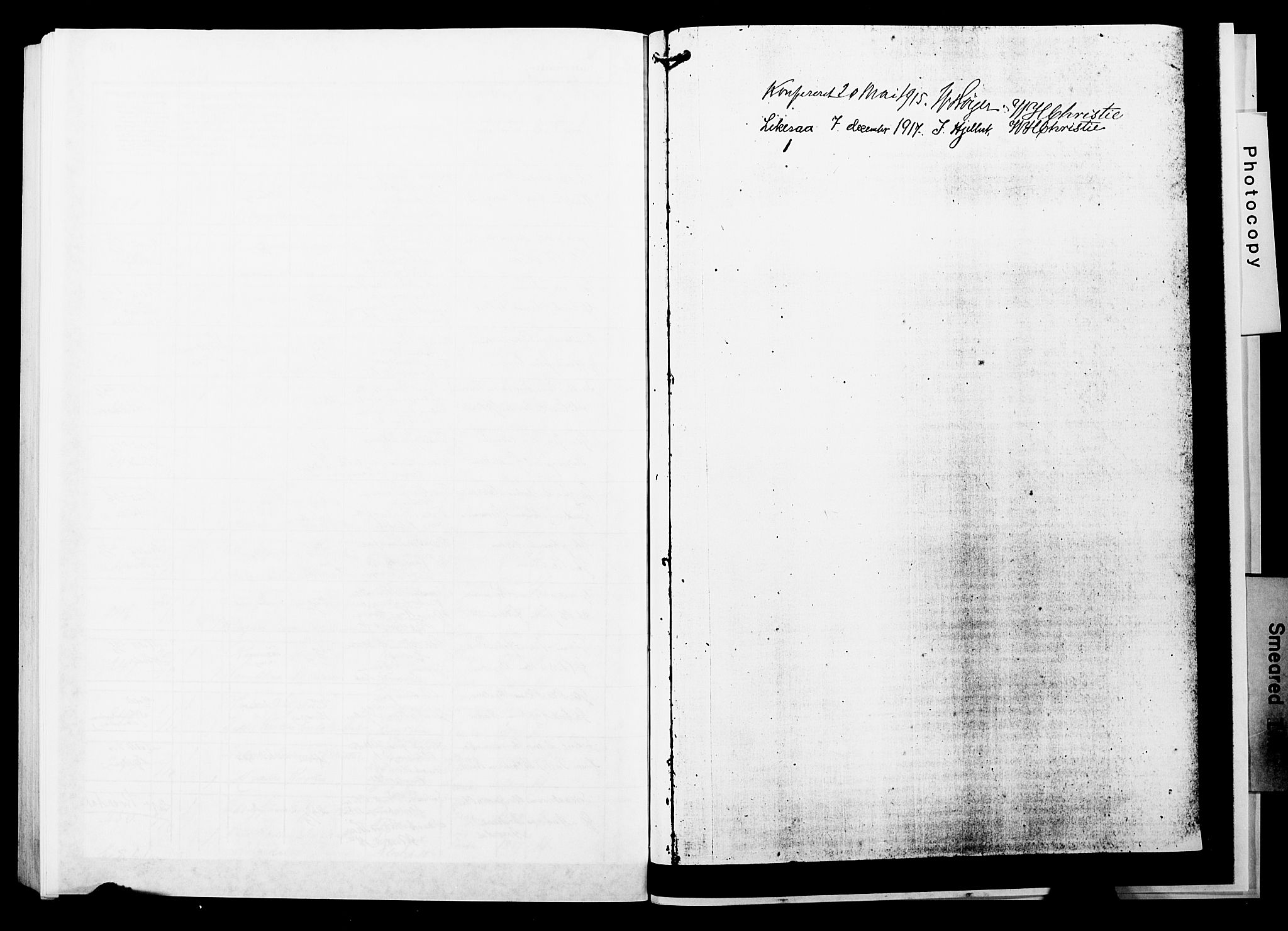 Nykirken Sokneprestembete, AV/SAB-A-77101/H/Hab: Klokkerbok nr. D 4, 1913-1918
