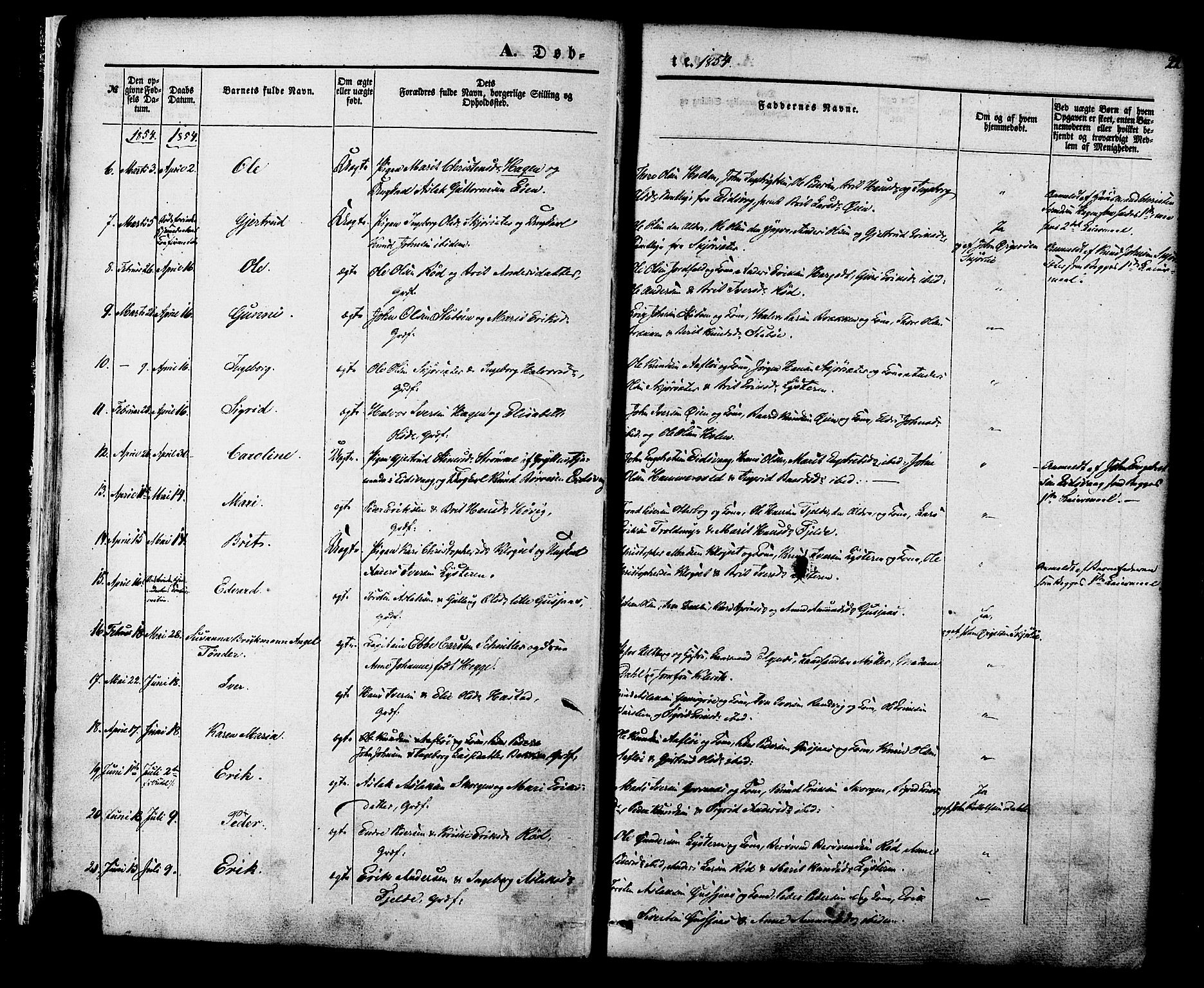 Ministerialprotokoller, klokkerbøker og fødselsregistre - Møre og Romsdal, AV/SAT-A-1454/551/L0625: Ministerialbok nr. 551A05, 1846-1879, s. 22