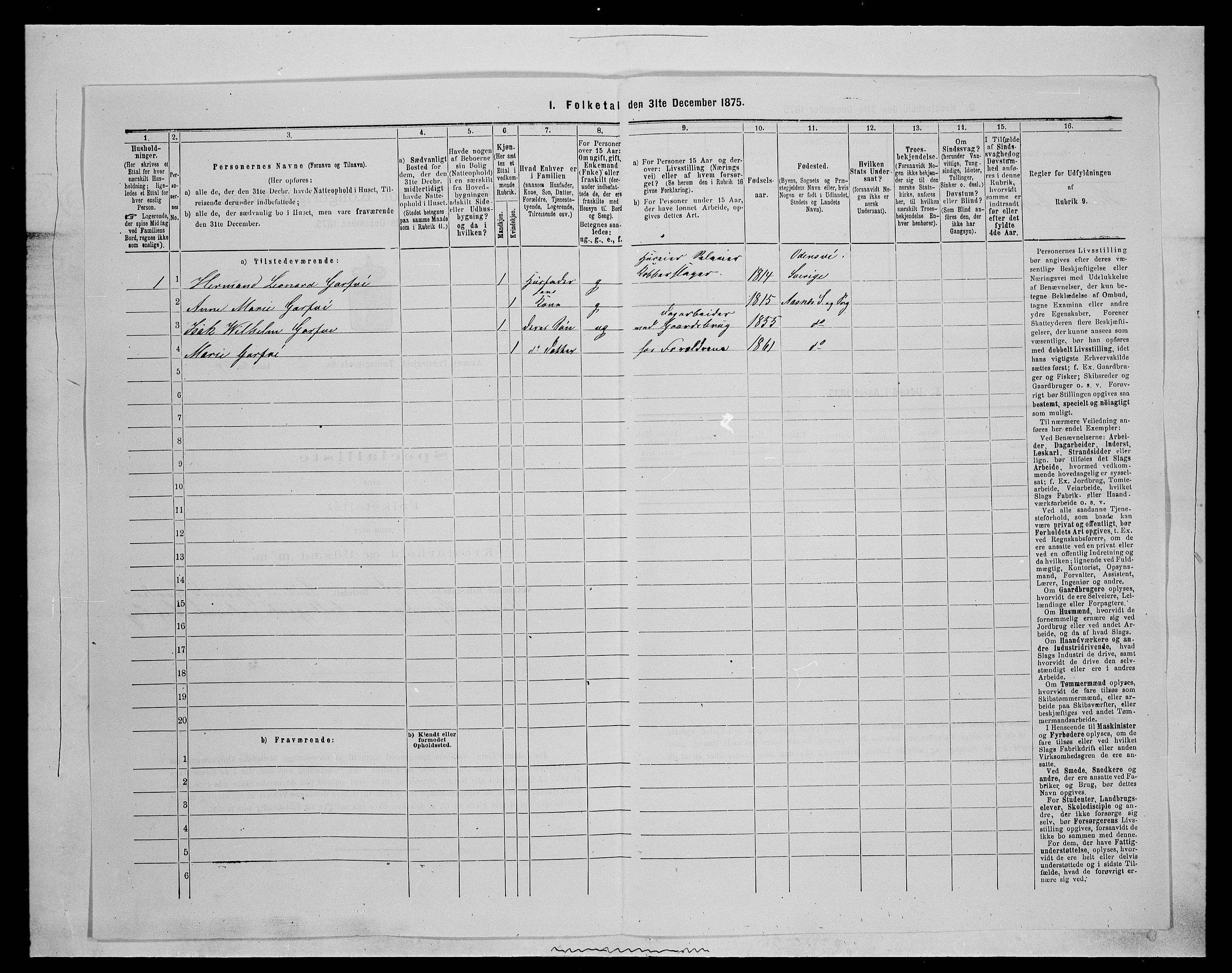 SAH, Folketelling 1875 for 0425P Åsnes prestegjeld, 1875, s. 298