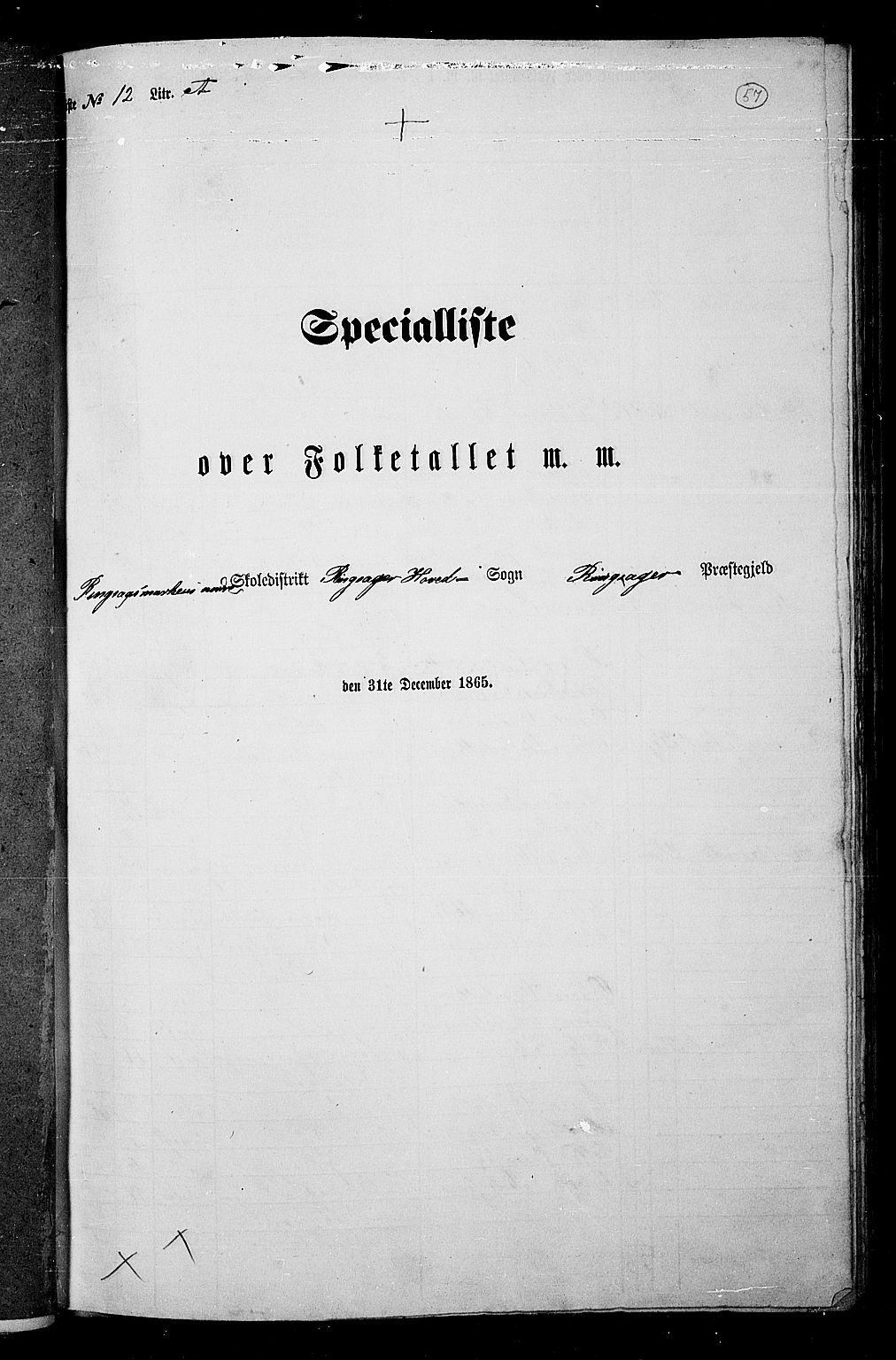 RA, Folketelling 1865 for 0412P Ringsaker prestegjeld, 1865, s. 309
