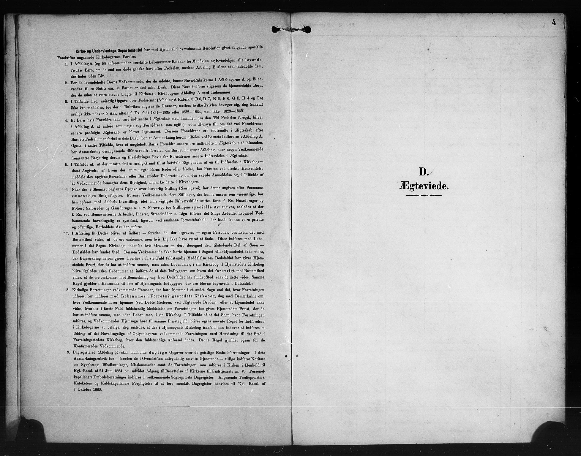 Voss sokneprestembete, AV/SAB-A-79001/H/Hab: Klokkerbok nr. E 1, 1894-1922, s. 4