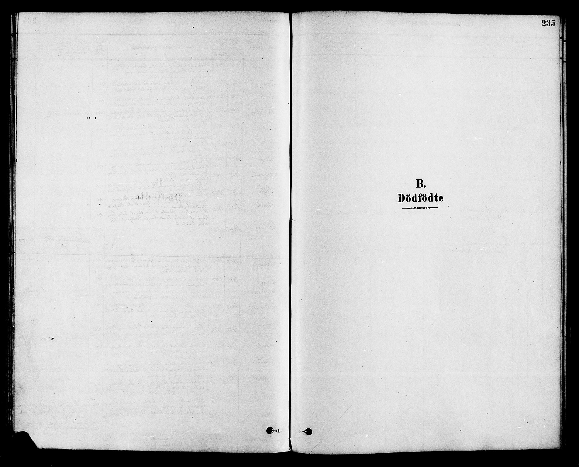 Modum kirkebøker, SAKO/A-234/F/Fa/L0015: Ministerialbok nr. 15 /2, 1877-1889, s. 235