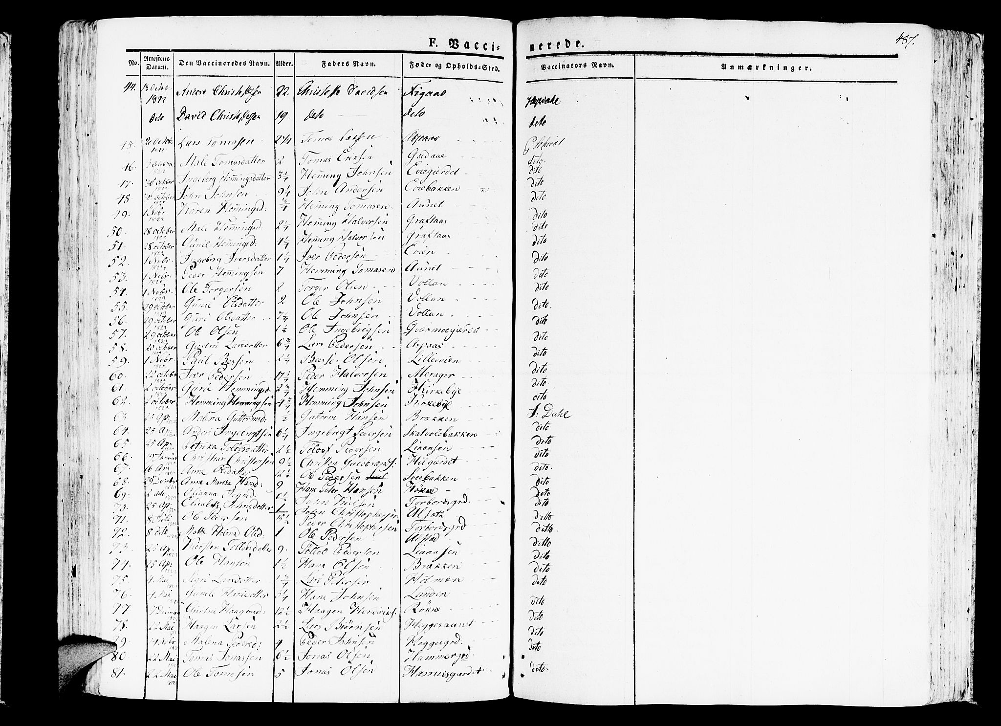 Ministerialprotokoller, klokkerbøker og fødselsregistre - Nord-Trøndelag, SAT/A-1458/709/L0070: Ministerialbok nr. 709A10, 1820-1832, s. 487