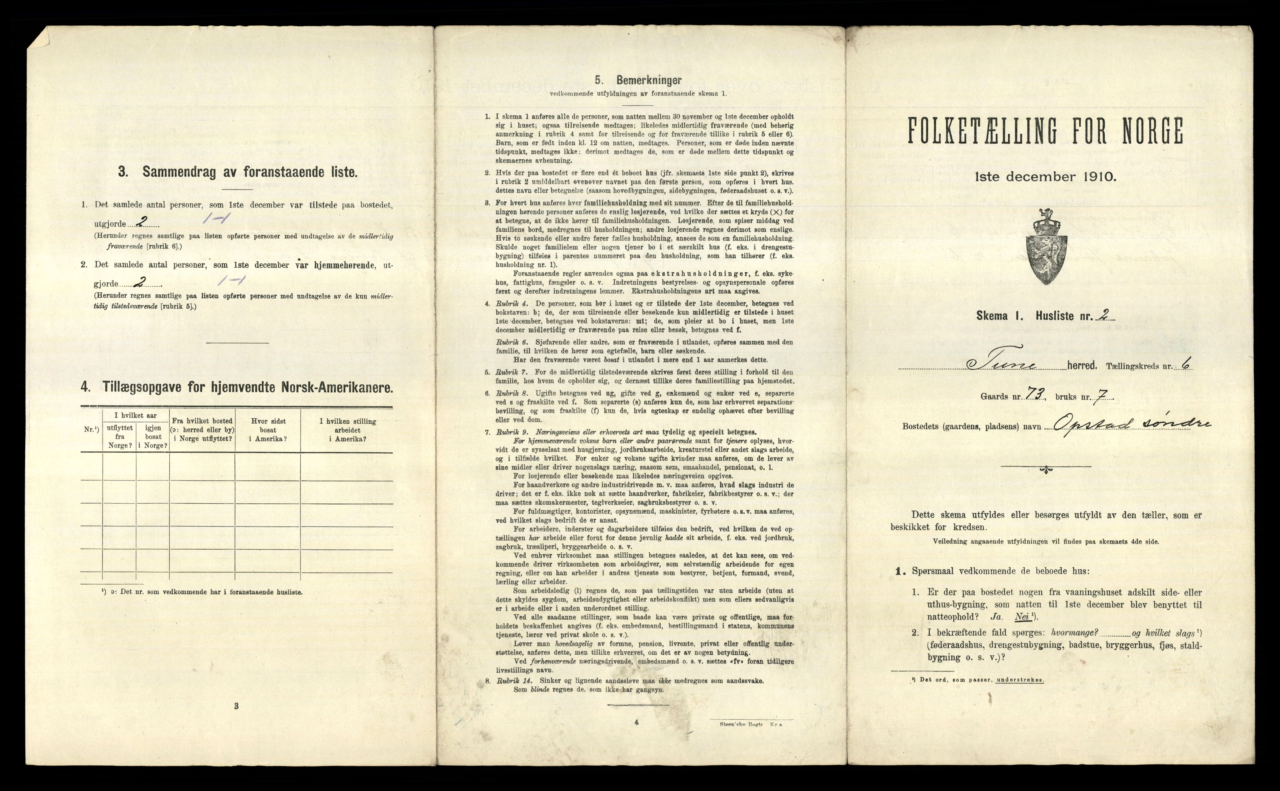 RA, Folketelling 1910 for 0130 Tune herred, 1910, s. 1240