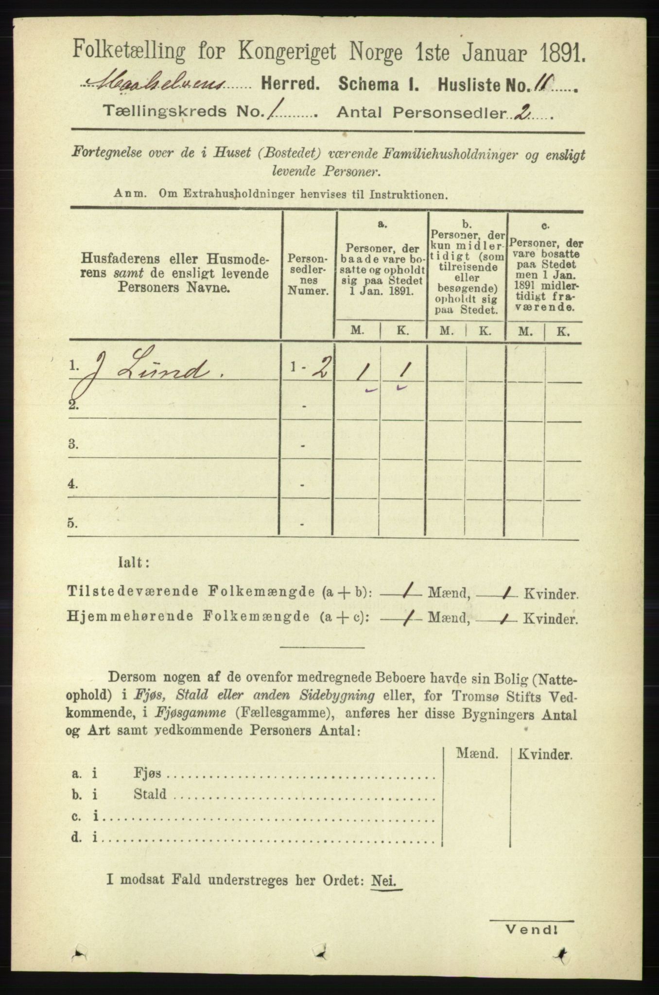 RA, Folketelling 1891 for 1924 Målselv herred, 1891, s. 41