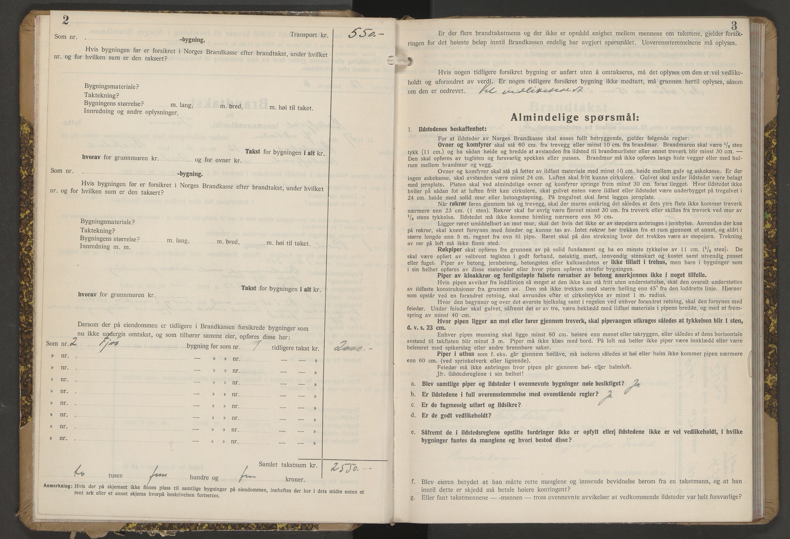 Lensmannen i Balsfjord, AV/SATØ-S-0085/Hf/Hfb/L0192: Branntakstprotokoller 1873-1979. Med register, 1937-1939
