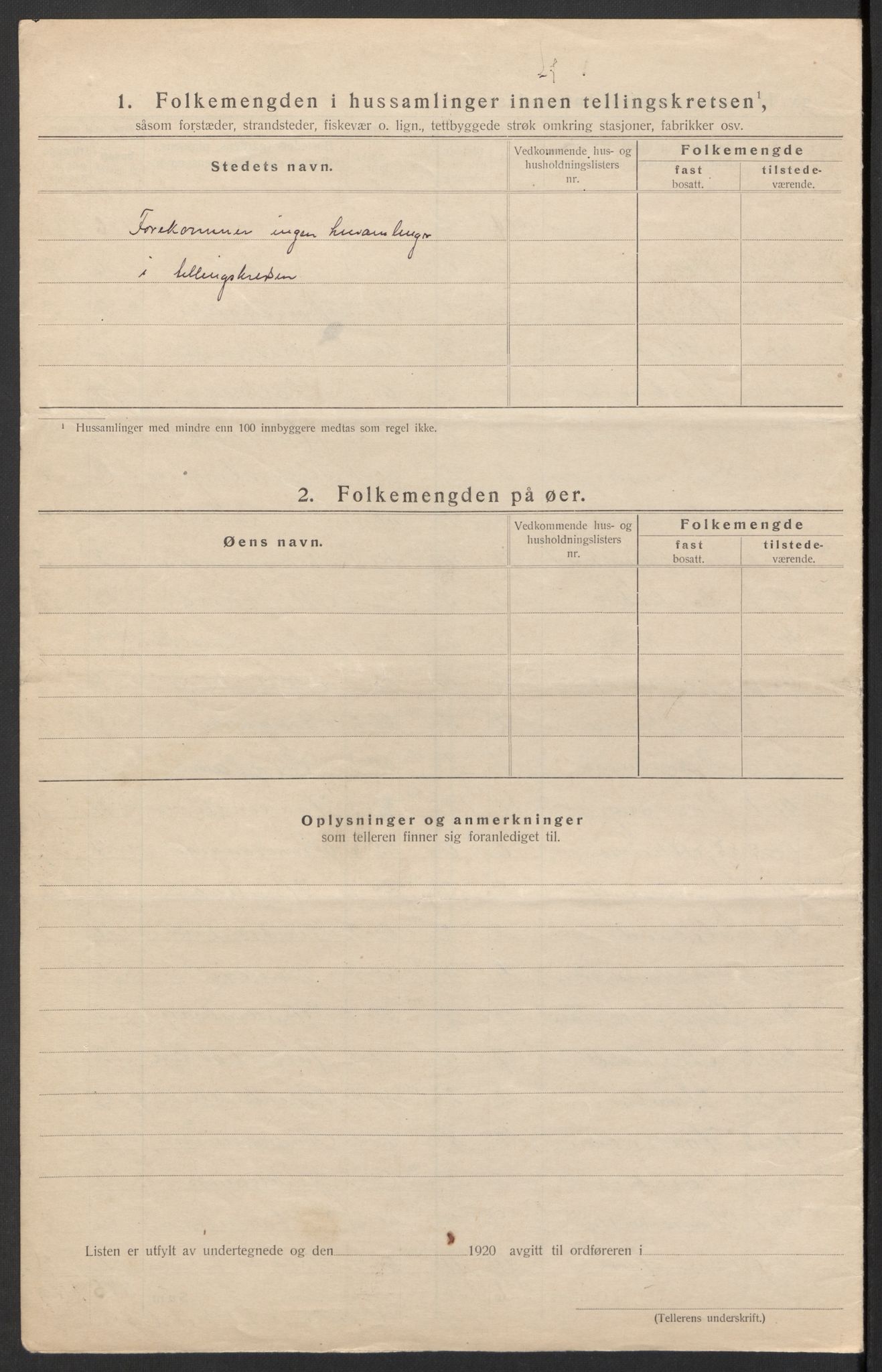 SAH, Folketelling 1920 for 0536 Søndre Land herred, 1920, s. 14