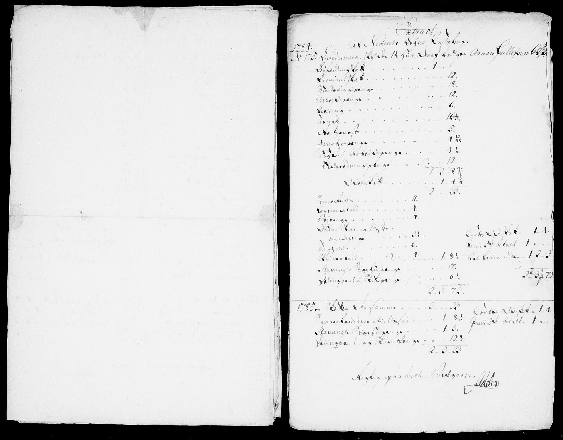 Danske Kanselli, Skapsaker, AV/RA-EA-4061/F/L0100: Skap 16, pakke 7 VI, 1770-1787, s. 32