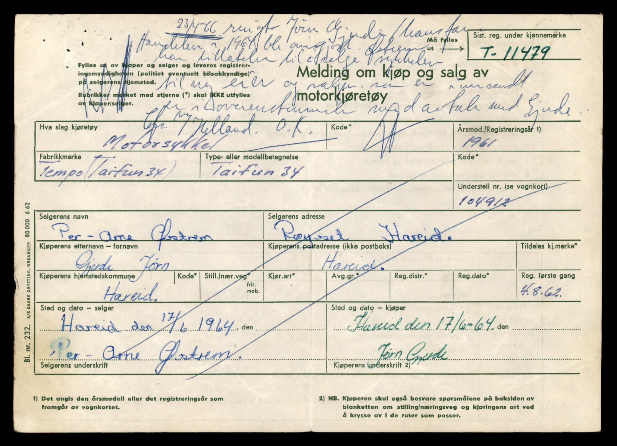 Møre og Romsdal vegkontor - Ålesund trafikkstasjon, AV/SAT-A-4099/F/Fe/L0029: Registreringskort for kjøretøy T 11430 - T 11619, 1927-1998, s. 891