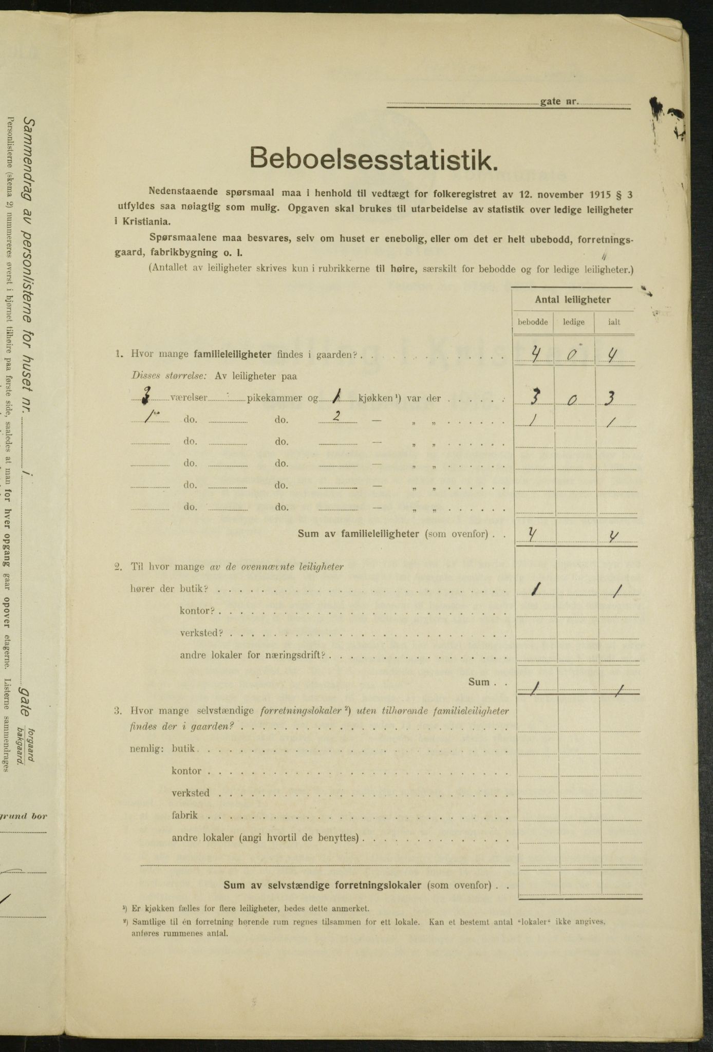 OBA, Kommunal folketelling 1.2.1916 for Kristiania, 1916, s. 2635