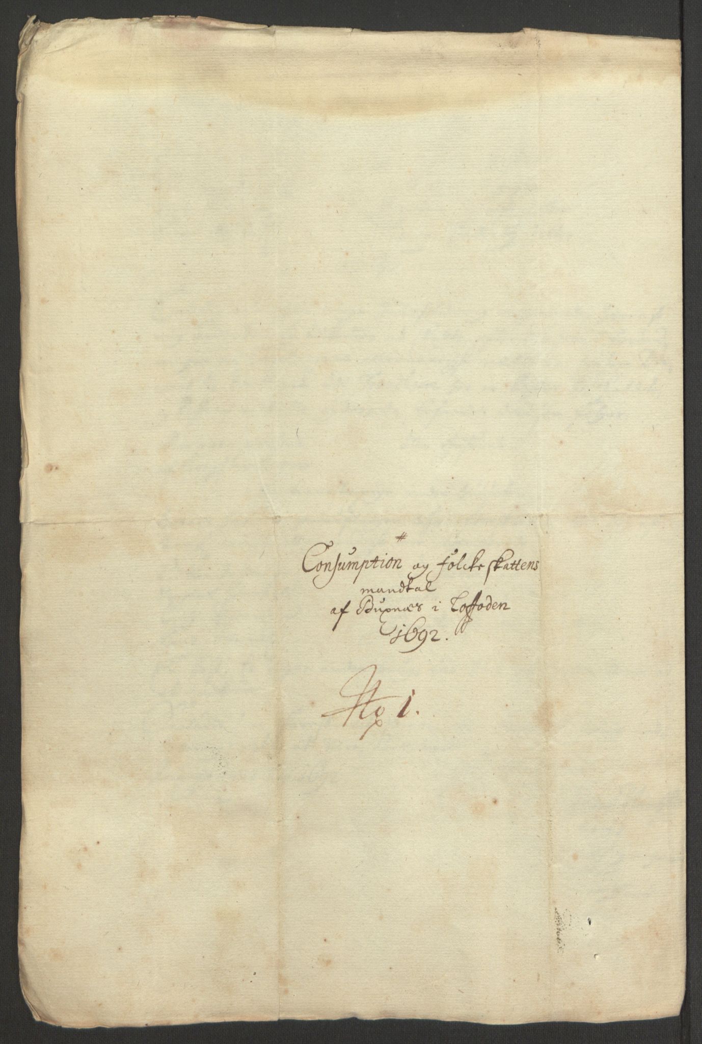 Rentekammeret inntil 1814, Reviderte regnskaper, Fogderegnskap, AV/RA-EA-4092/R67/L4675: Fogderegnskap Vesterålen, Andenes og Lofoten, 1691-1693, s. 179