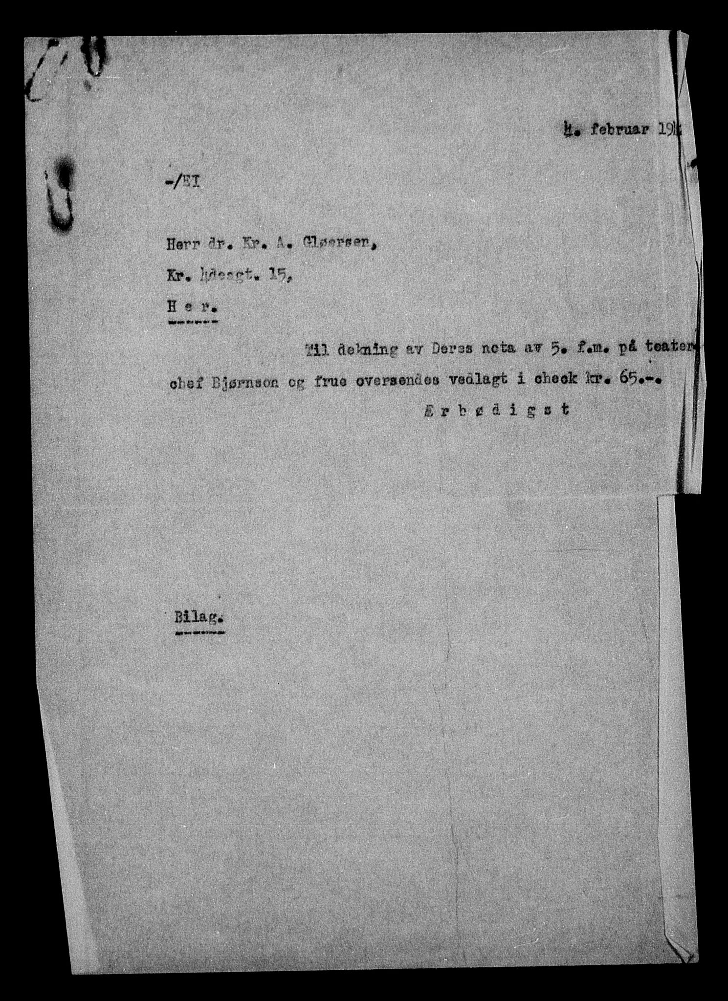 Justisdepartementet, Tilbakeføringskontoret for inndratte formuer, AV/RA-S-1564/H/Hc/Hcc/L0925: --, 1945-1947, s. 10