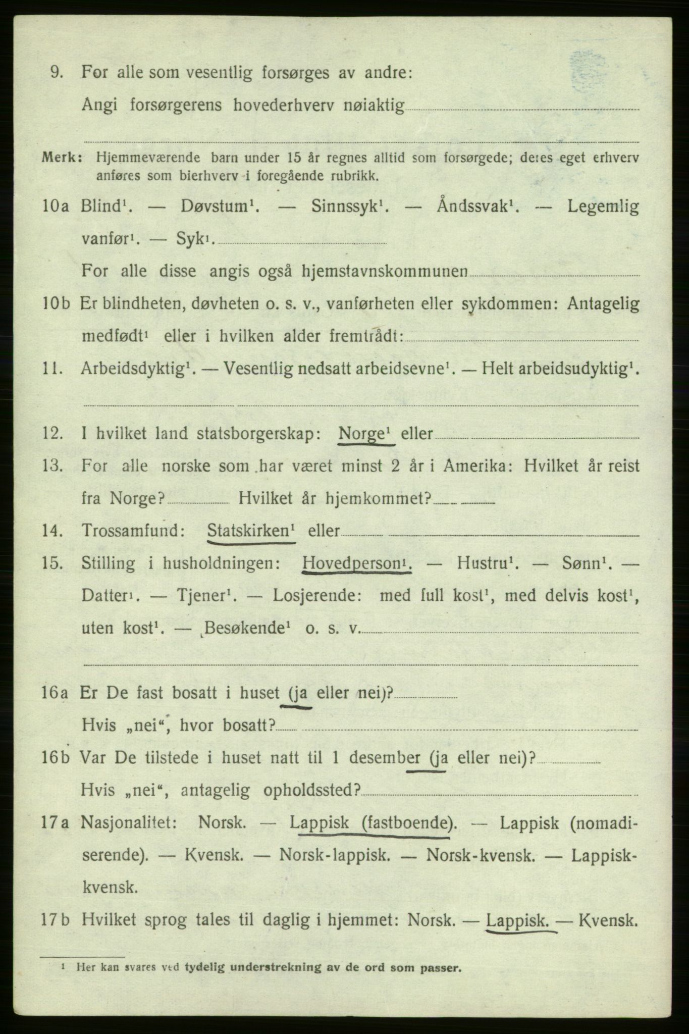 SATØ, Folketelling 1920 for 2021 Karasjok herred, 1920, s. 735