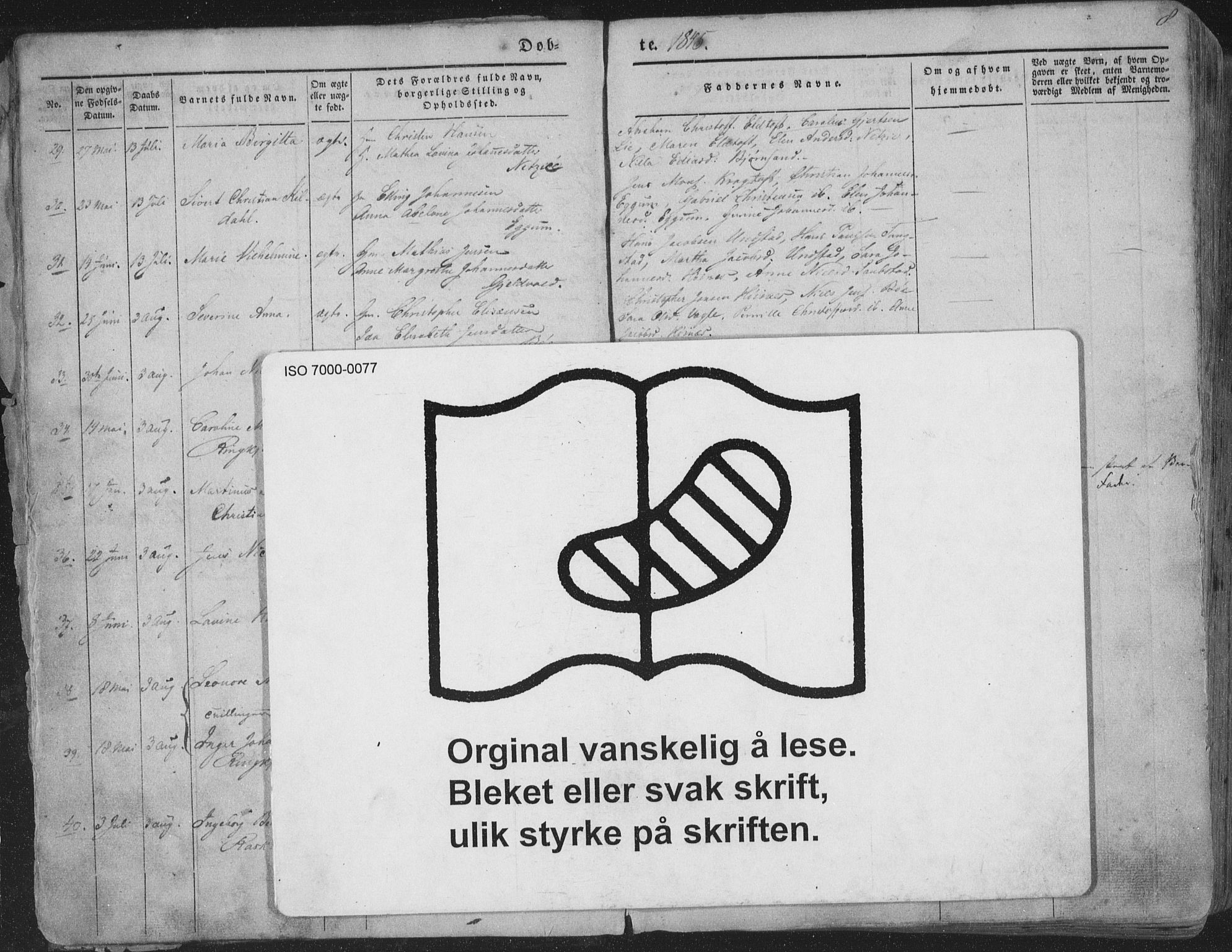 Ministerialprotokoller, klokkerbøker og fødselsregistre - Nordland, AV/SAT-A-1459/880/L1131: Ministerialbok nr. 880A05, 1844-1868, s. 8