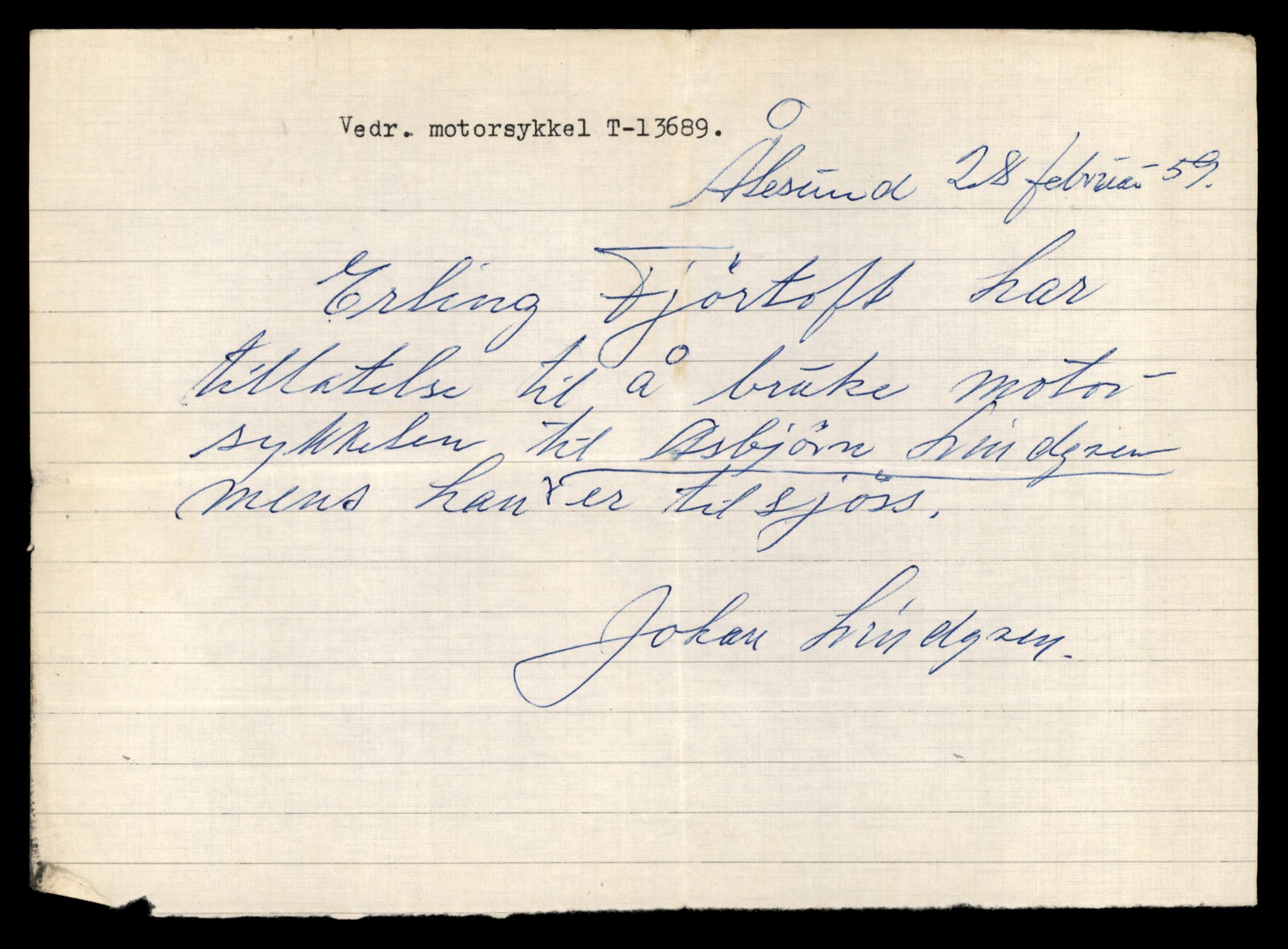 Møre og Romsdal vegkontor - Ålesund trafikkstasjon, AV/SAT-A-4099/F/Fe/L0040: Registreringskort for kjøretøy T 13531 - T 13709, 1927-1998, s. 2731