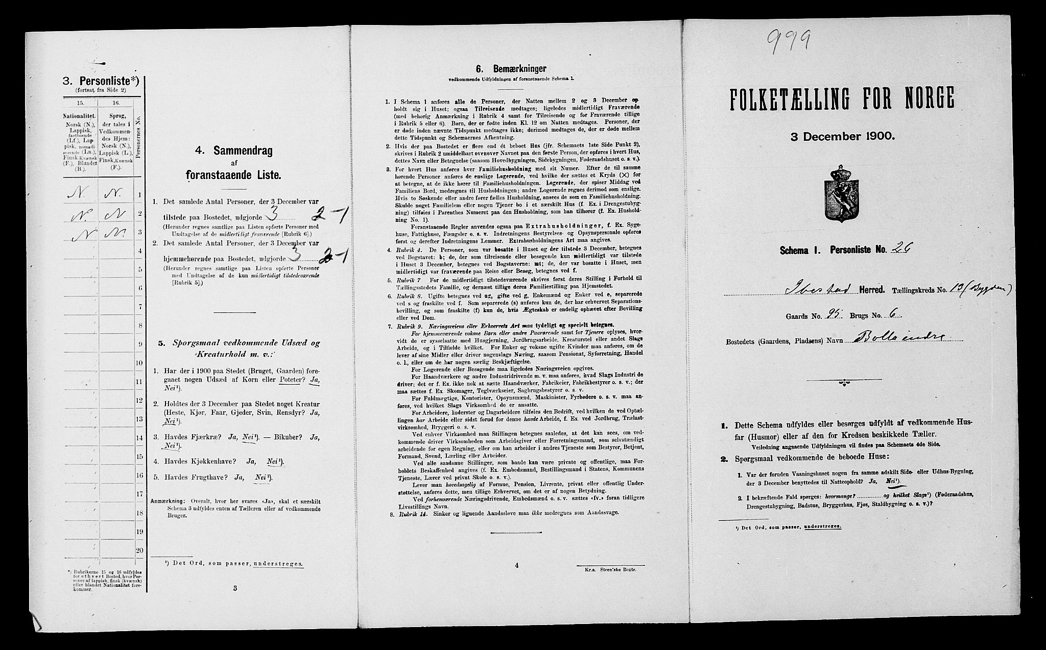 SATØ, Folketelling 1900 for 1917 Ibestad herred, 1900, s. 1705