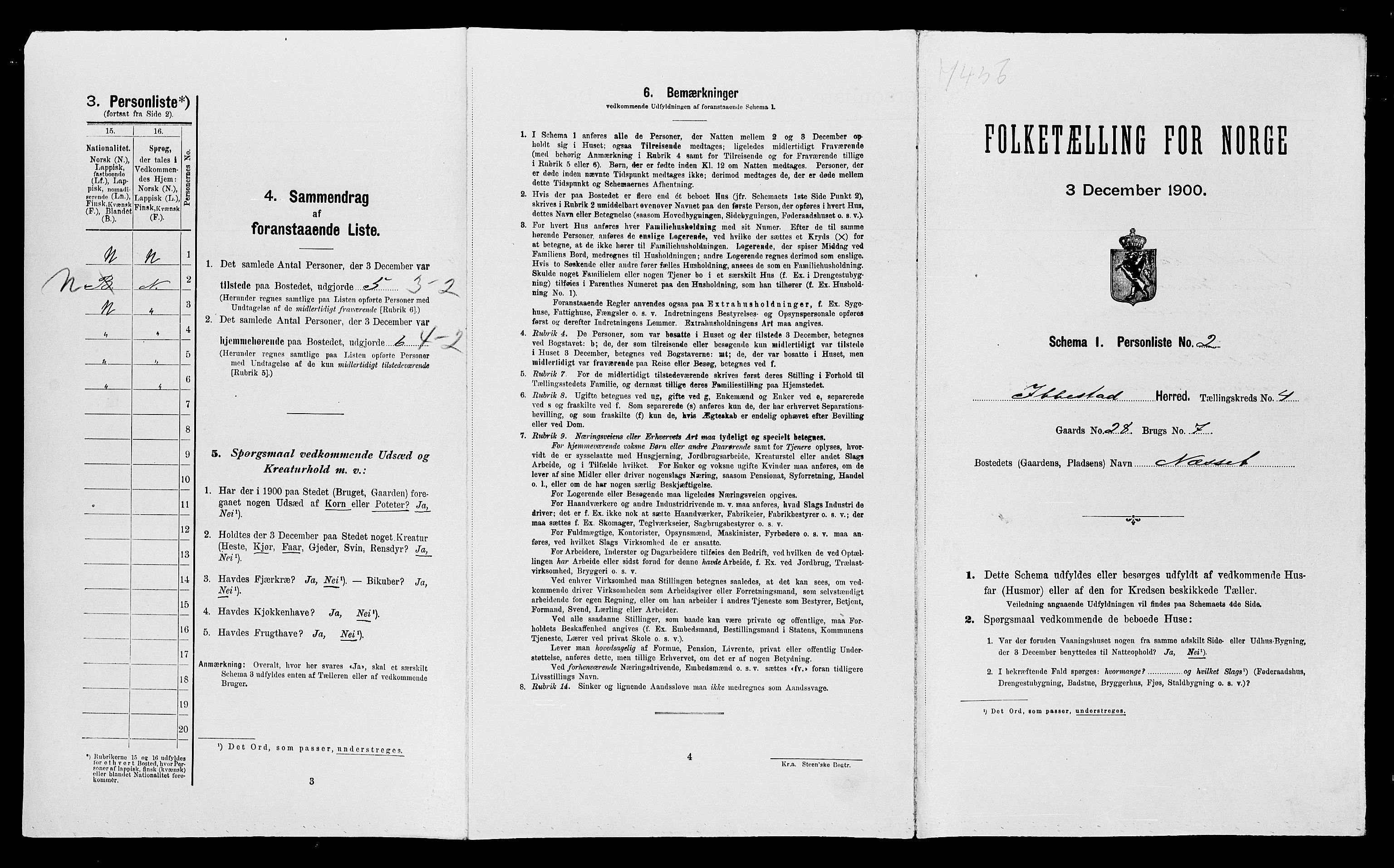 SATØ, Folketelling 1900 for 1917 Ibestad herred, 1900, s. 604