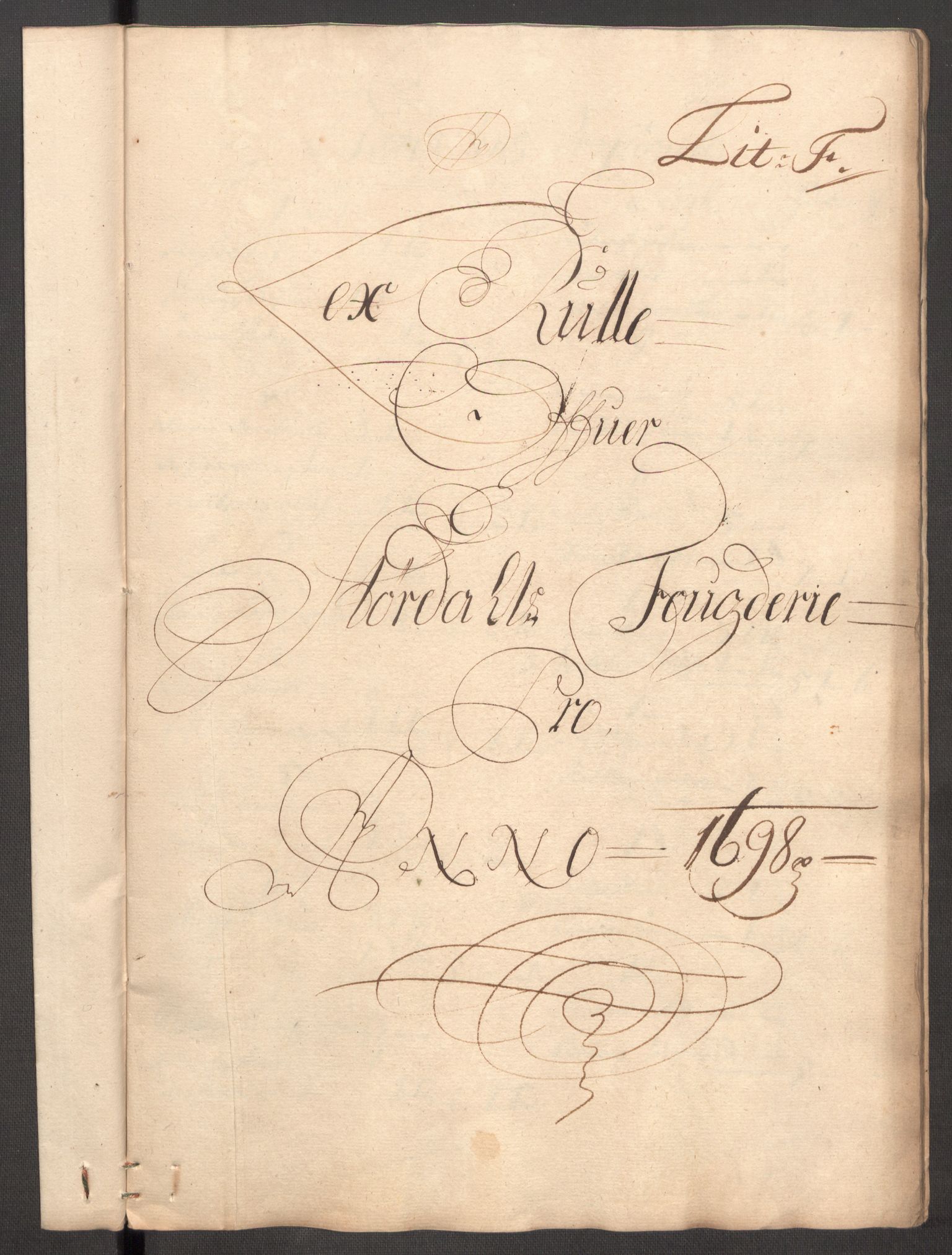 Rentekammeret inntil 1814, Reviderte regnskaper, Fogderegnskap, RA/EA-4092/R62/L4190: Fogderegnskap Stjørdal og Verdal, 1698, s. 136