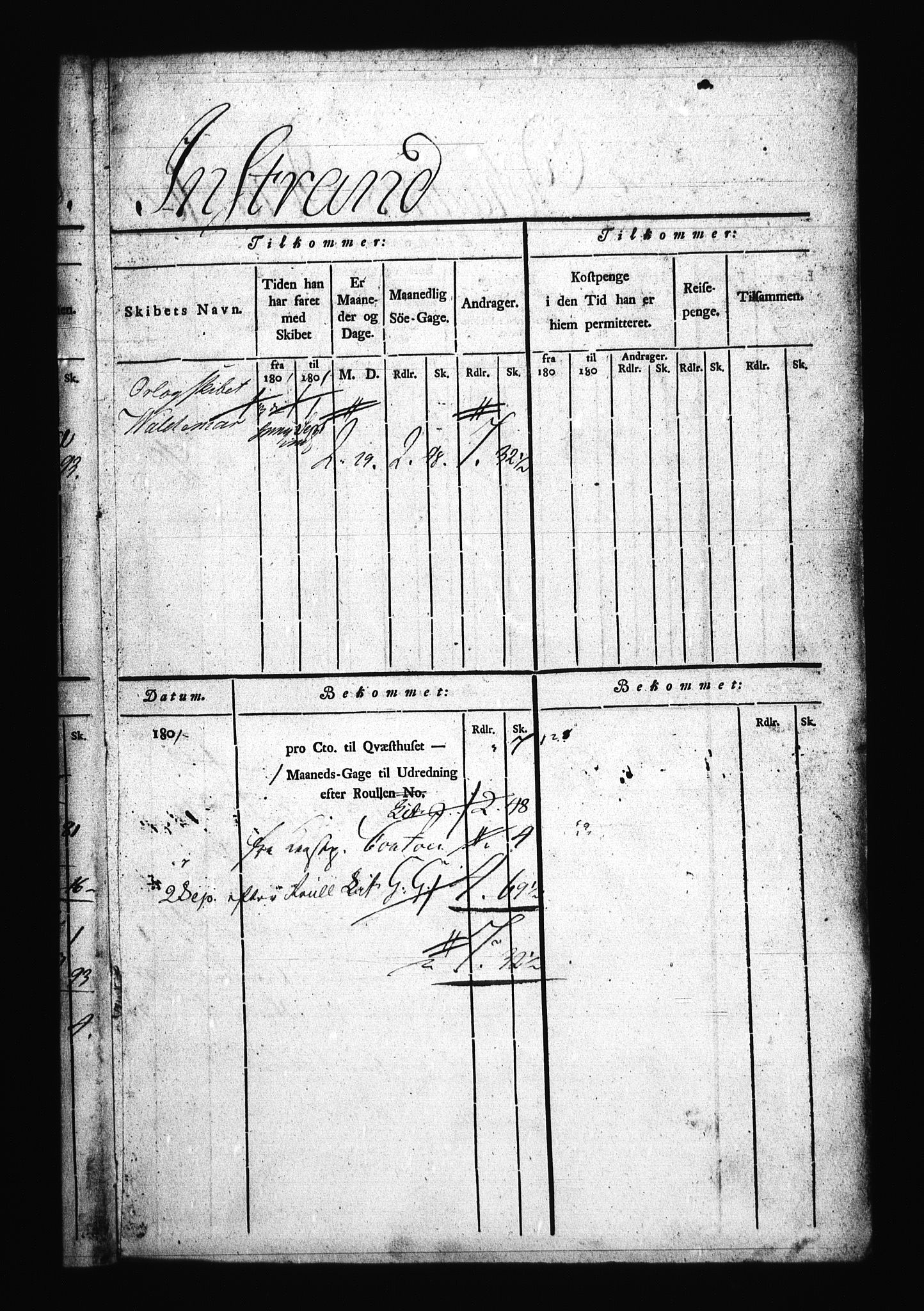 Sjøetaten, AV/RA-EA-3110/F/L0328: Trondheim distrikt, bind 5, 1801