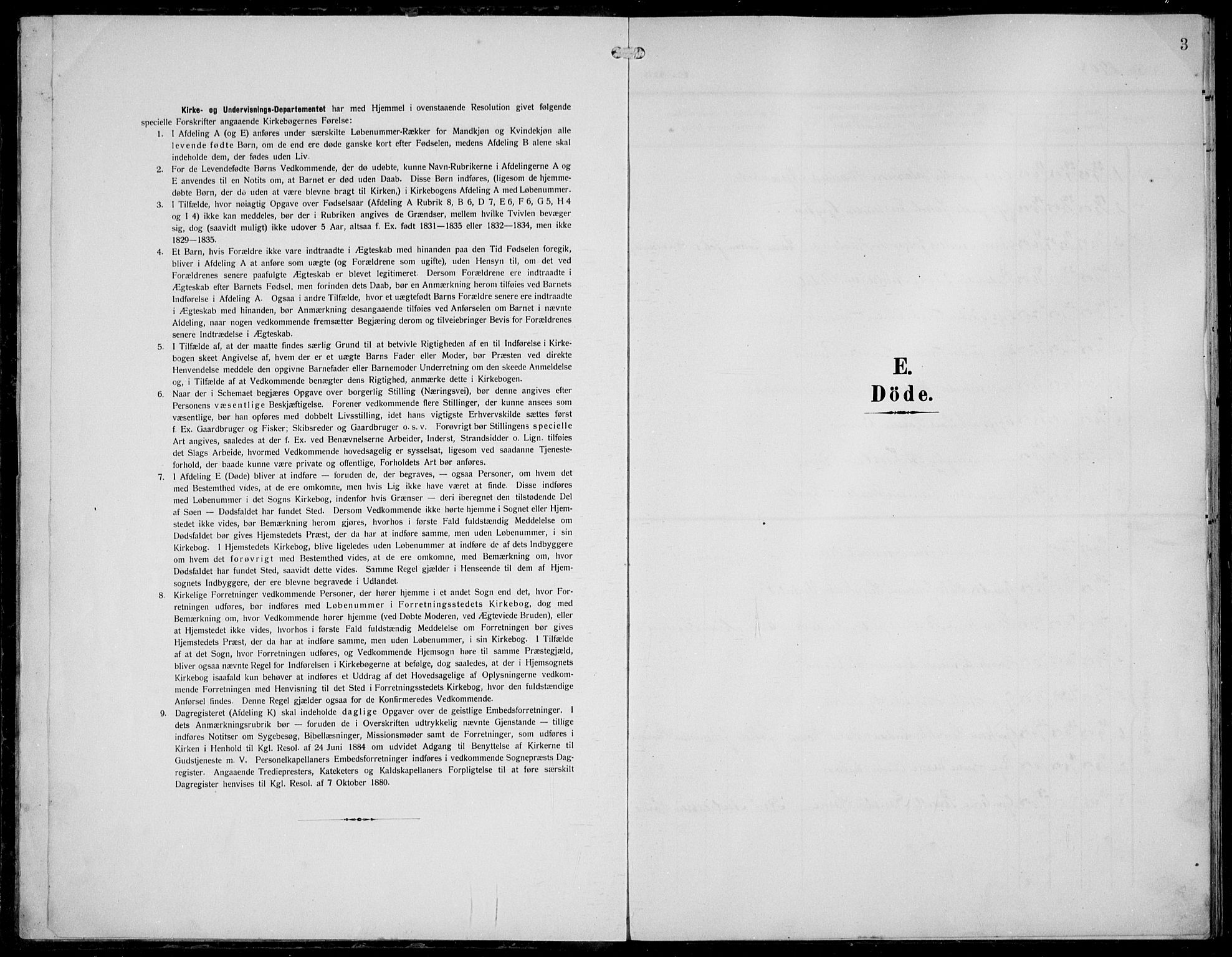 Førde sokneprestembete, SAB/A-79901/H/Hab/Habe/L0003: Klokkerbok nr. E 3, 1908-1940, s. 3