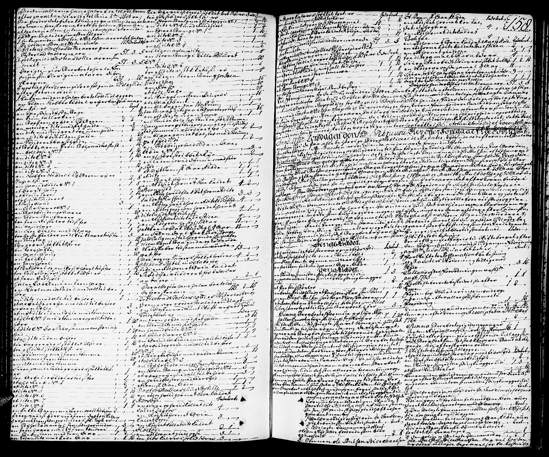 Orkdal sorenskriveri, SAT/A-4169/1/3/3Aa/L0007: Skifteprotokoller, 1767-1782, s. 157b-158a