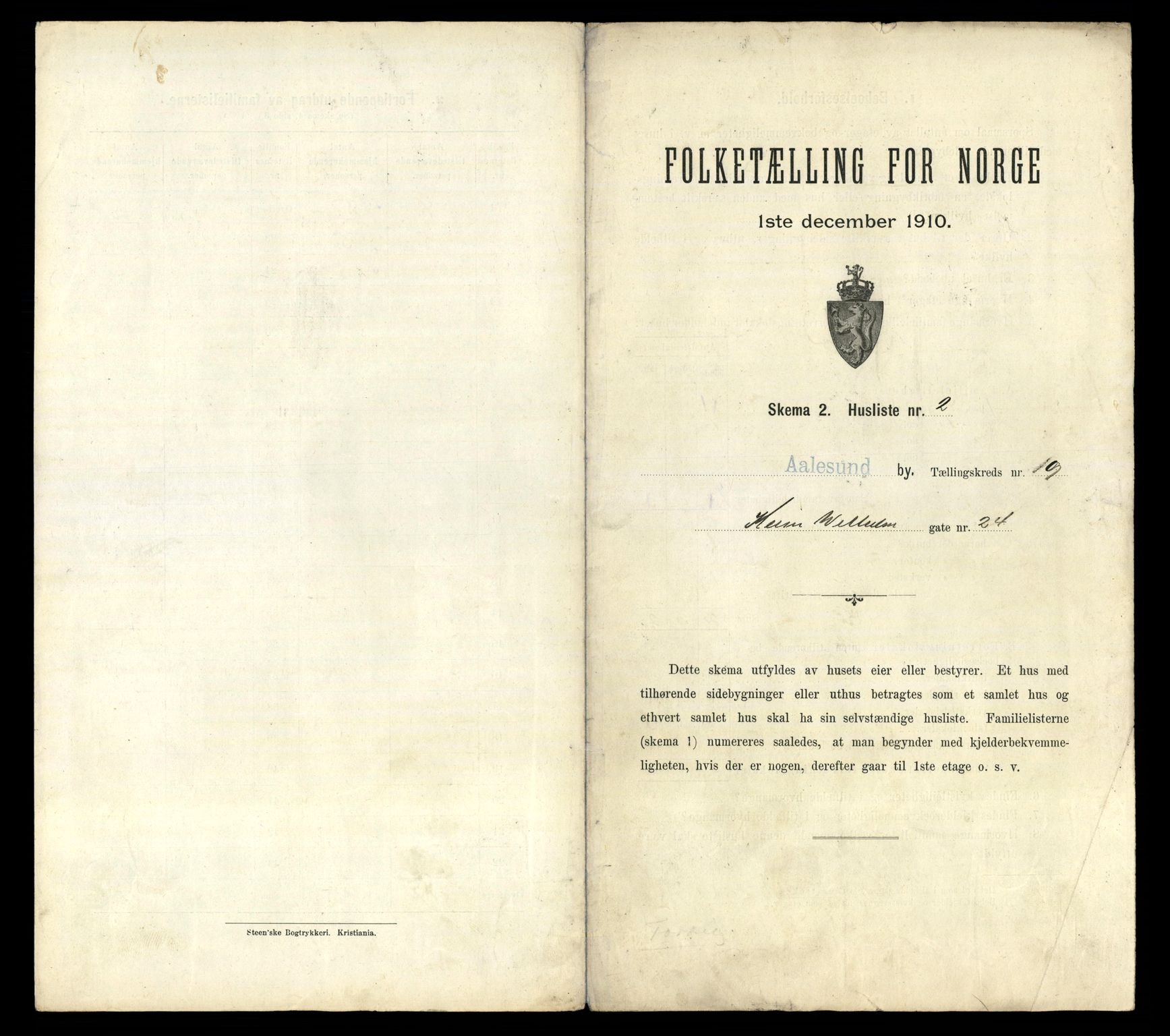 RA, Folketelling 1910 for 1501 Ålesund kjøpstad, 1910, s. 3299