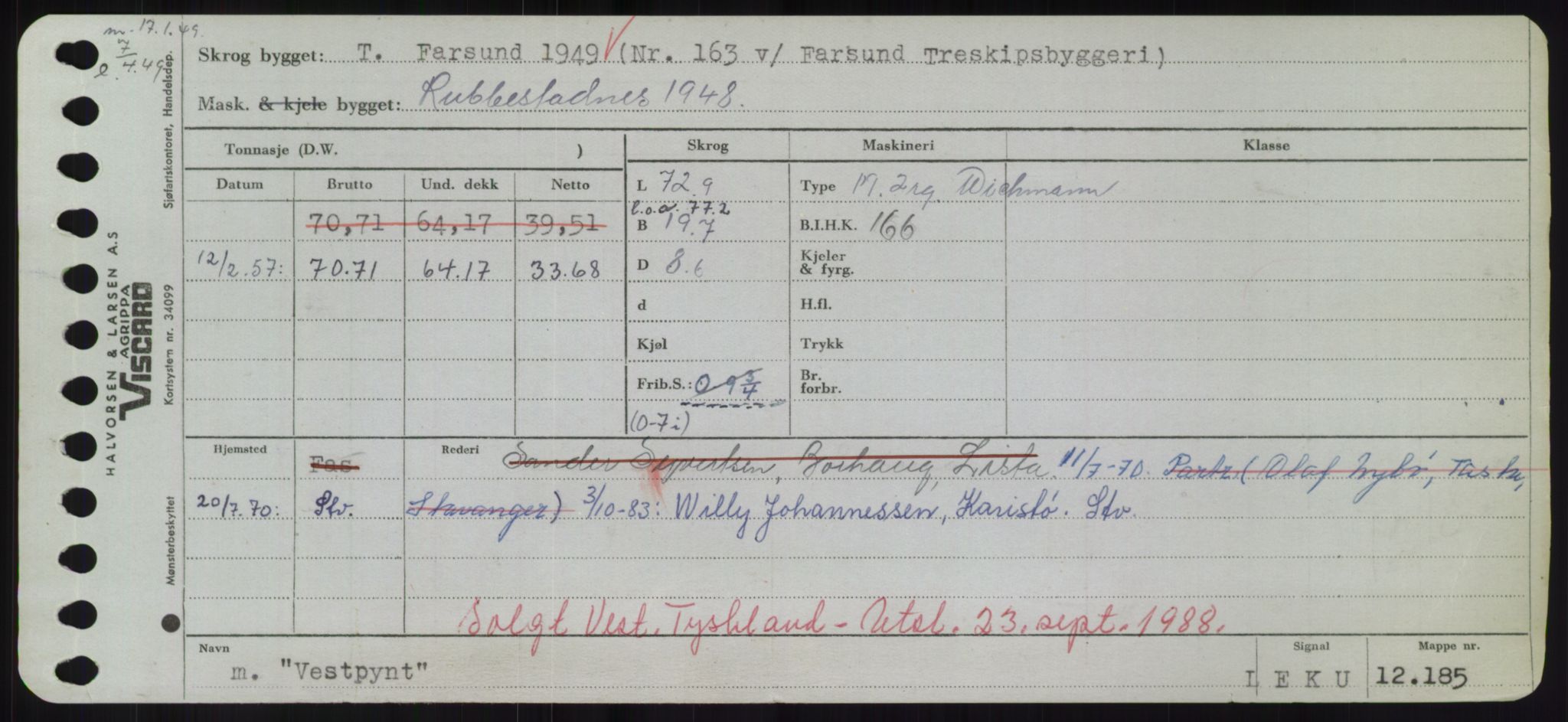 Sjøfartsdirektoratet med forløpere, Skipsmålingen, AV/RA-S-1627/H/Hd/L0040: Fartøy, U-Ve, s. 769