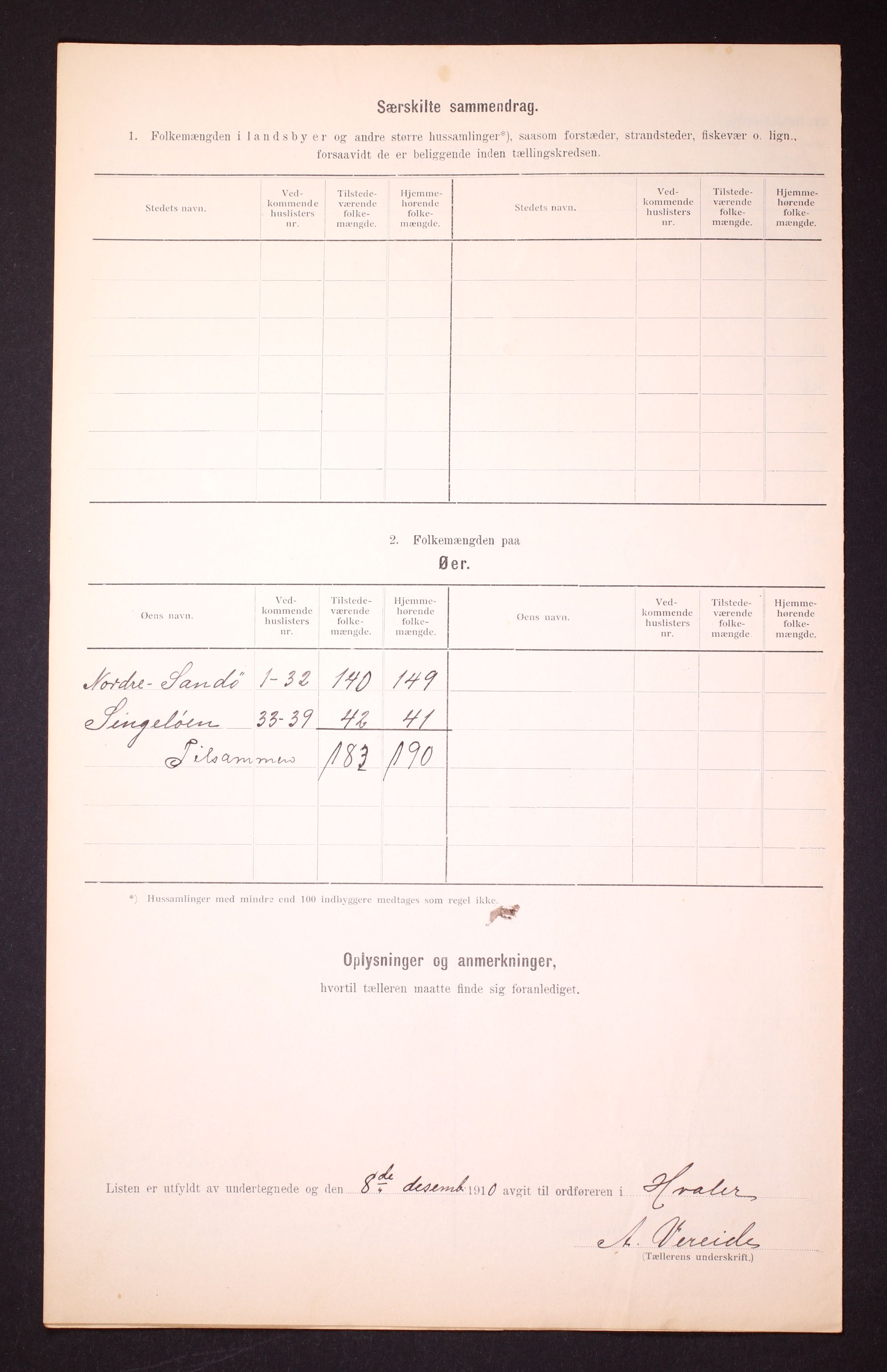 RA, Folketelling 1910 for 0111 Hvaler herred, 1910, s. 6