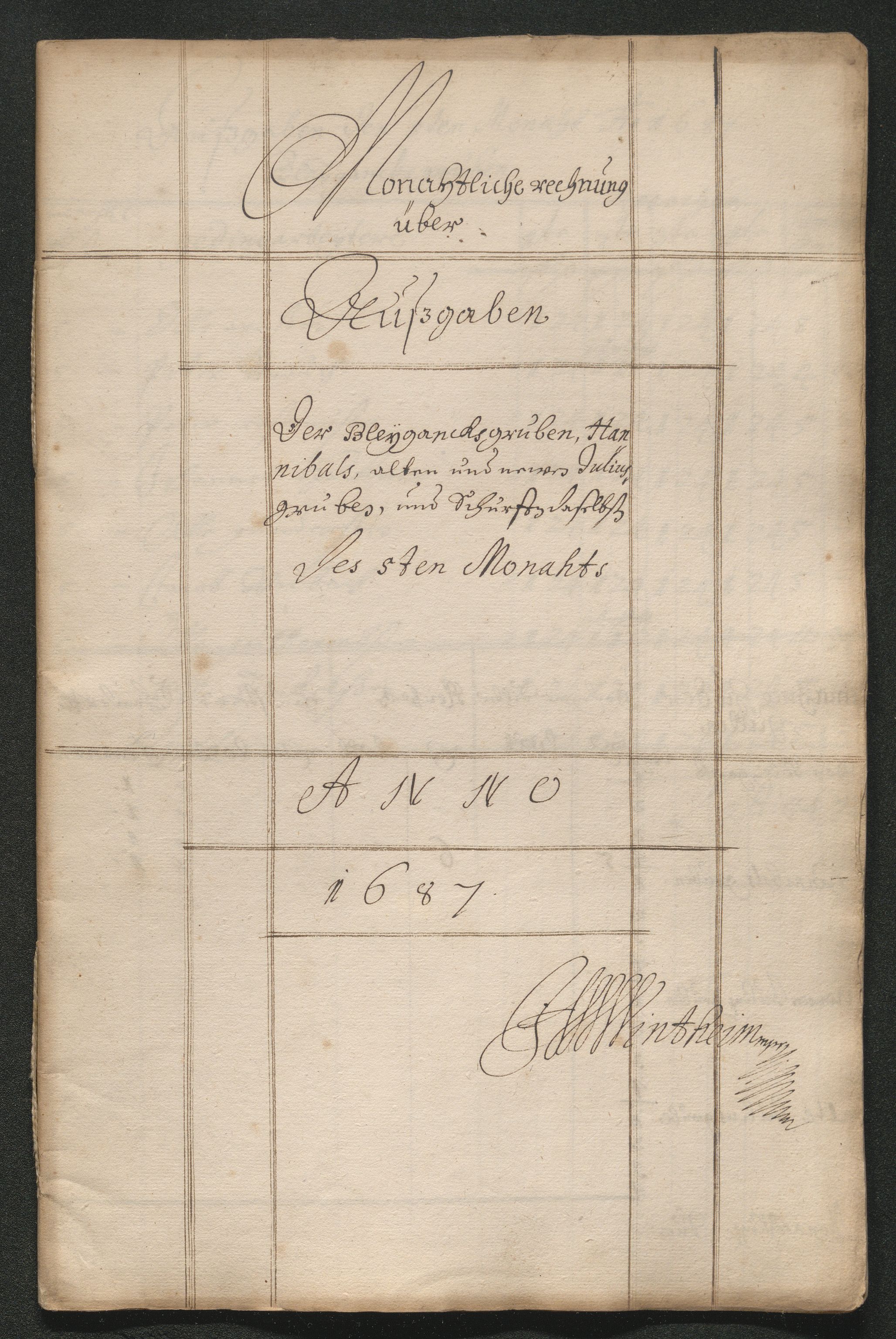 Kongsberg Sølvverk 1623-1816, AV/SAKO-EA-3135/001/D/Dc/Dcd/L0064: Utgiftsregnskap for gruver m.m. , 1687, s. 170