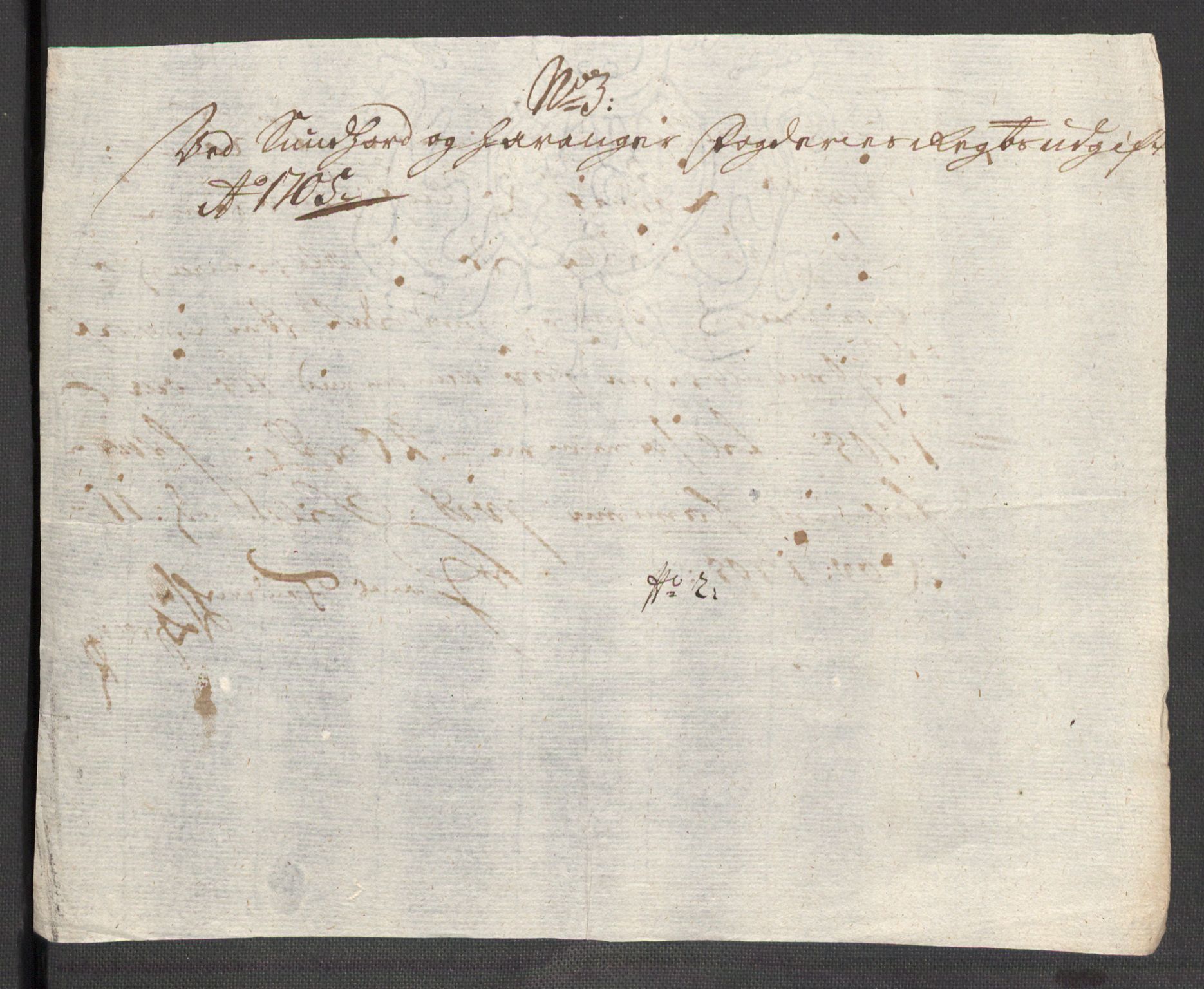Rentekammeret inntil 1814, Reviderte regnskaper, Fogderegnskap, AV/RA-EA-4092/R48/L2983: Fogderegnskap Sunnhordland og Hardanger, 1705, s. 196