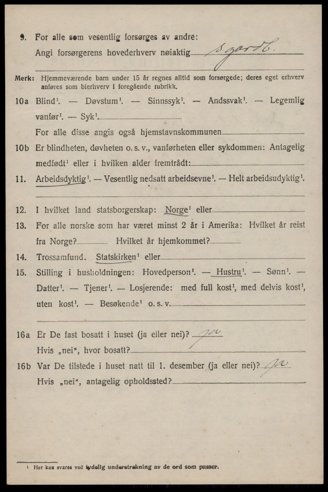 SAST, Folketelling 1920 for 1111 Sokndal herred, 1920, s. 5710